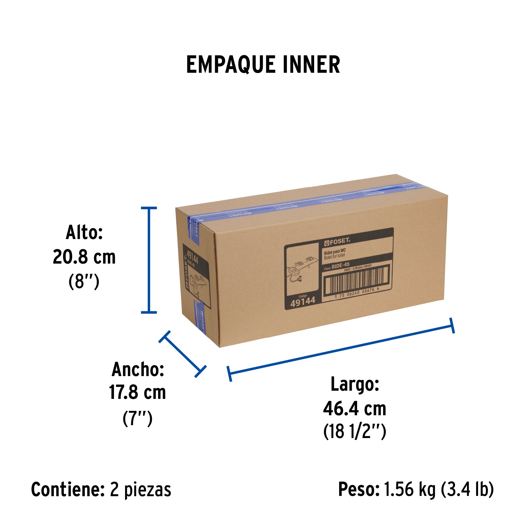 Bidet para inodoro