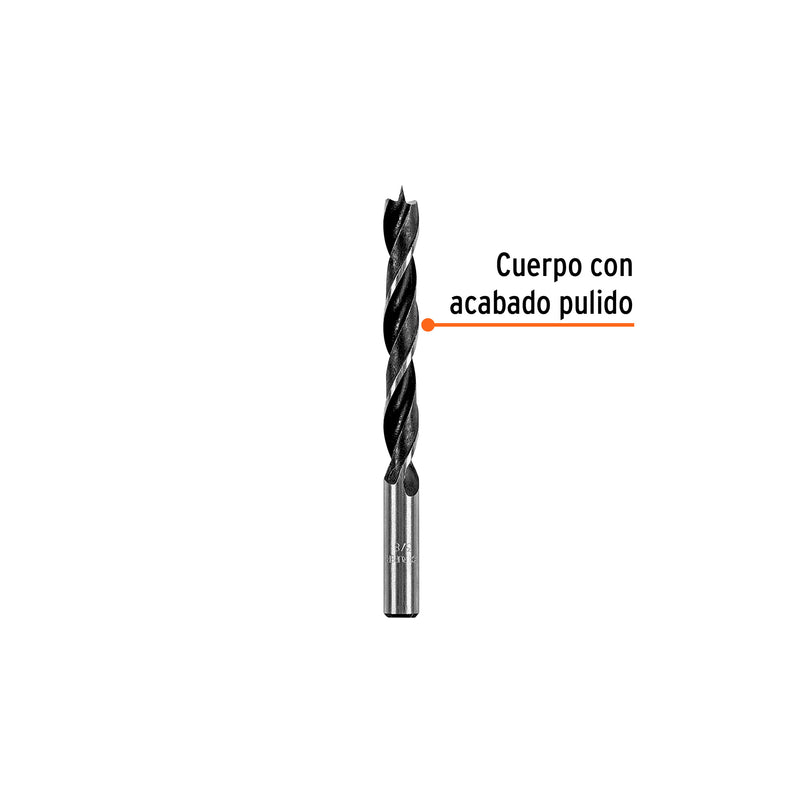 Broca para madera 3/8'