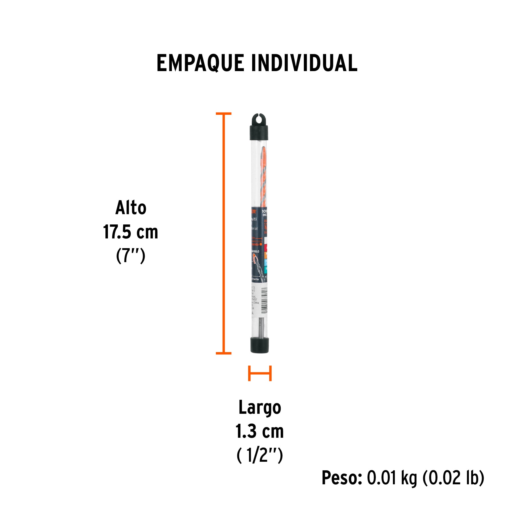 Broca multimaterial 3/16 x 6'