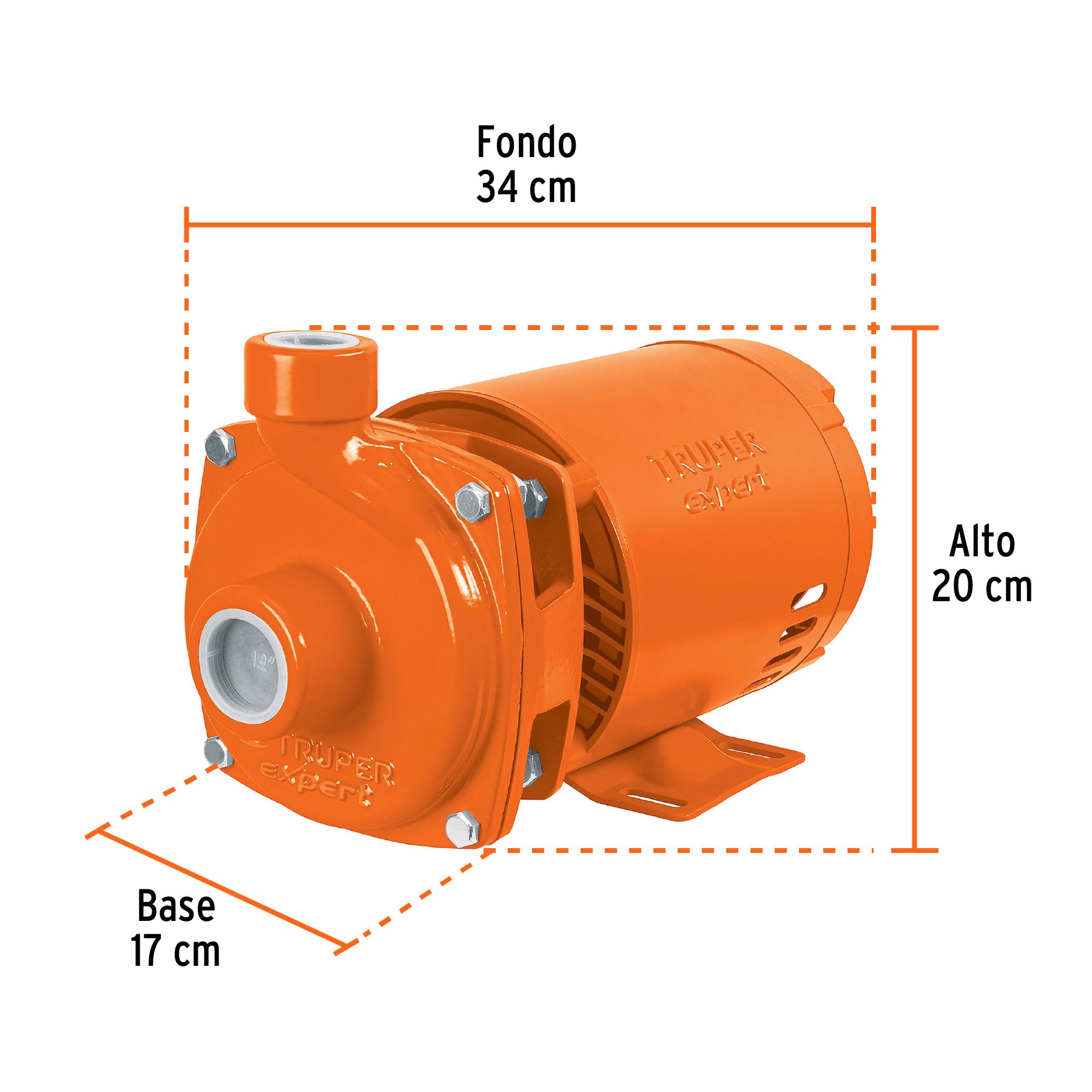 BOMBA P/AGUA CENTRIFUGAS DE 1/2 HP 24M
