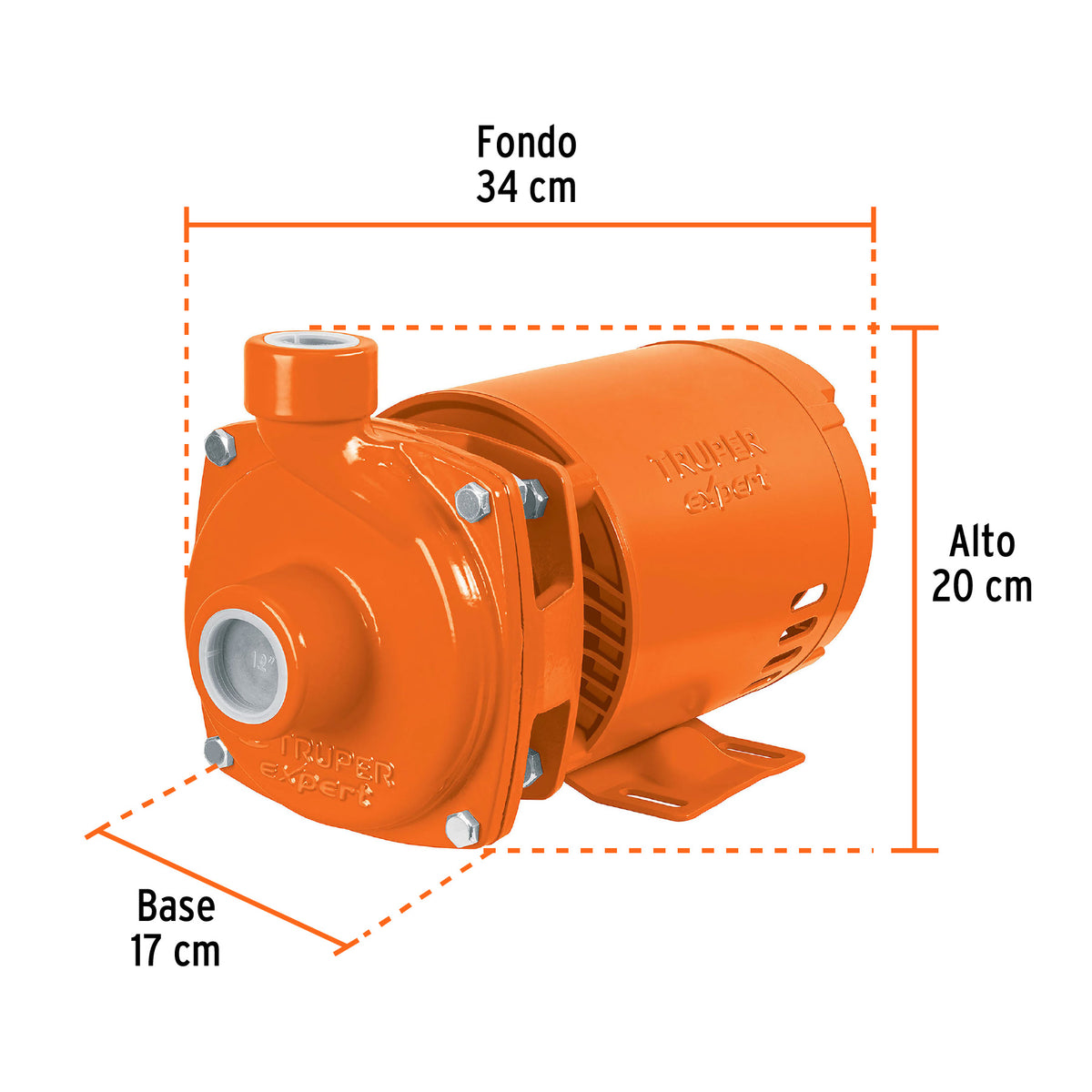 BOMBA P/AGUA CENTRIFUGAS DE 1/2 HP 24M