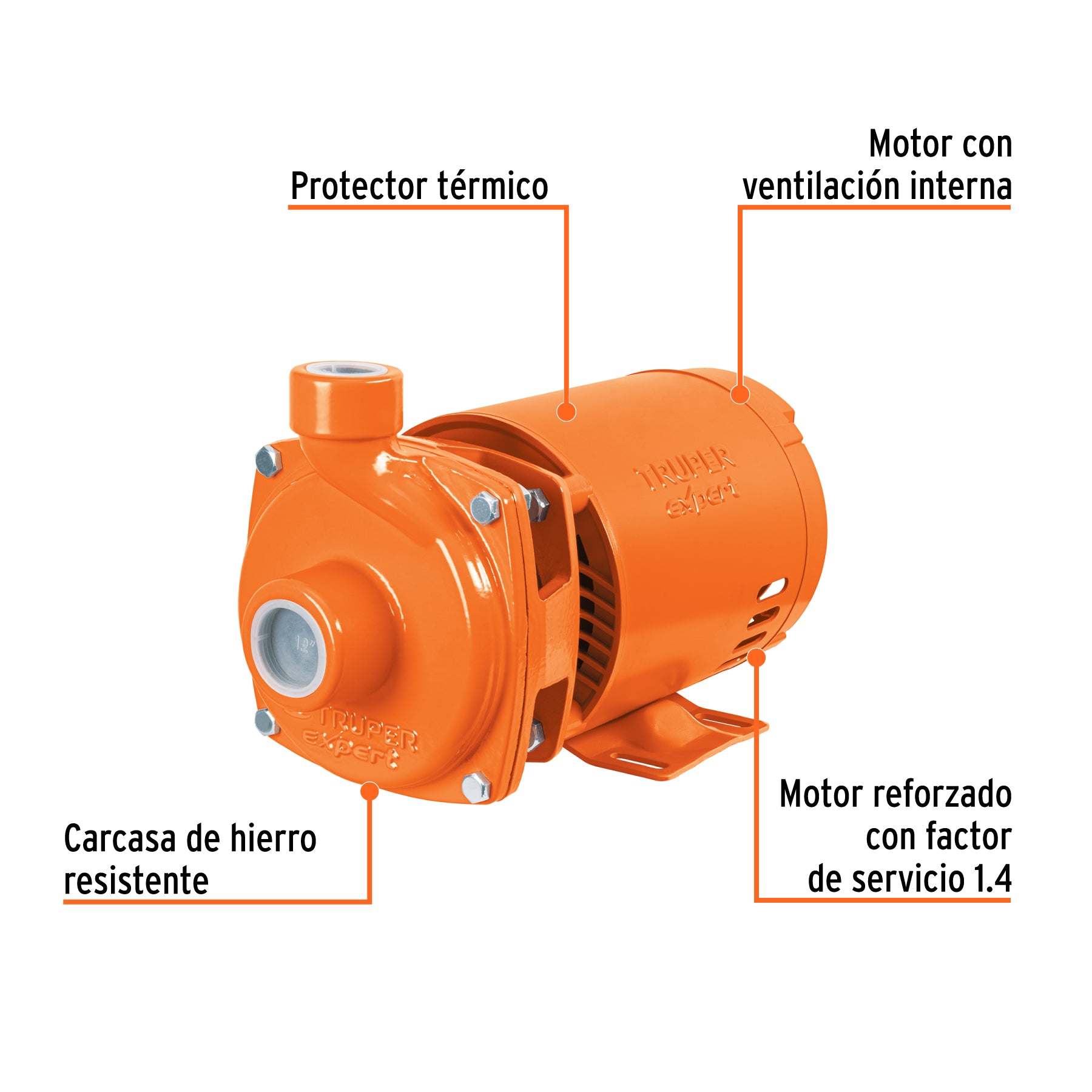 BOMBA P/AGUA CENTRIFUGAS DE 1/2 HP 24M