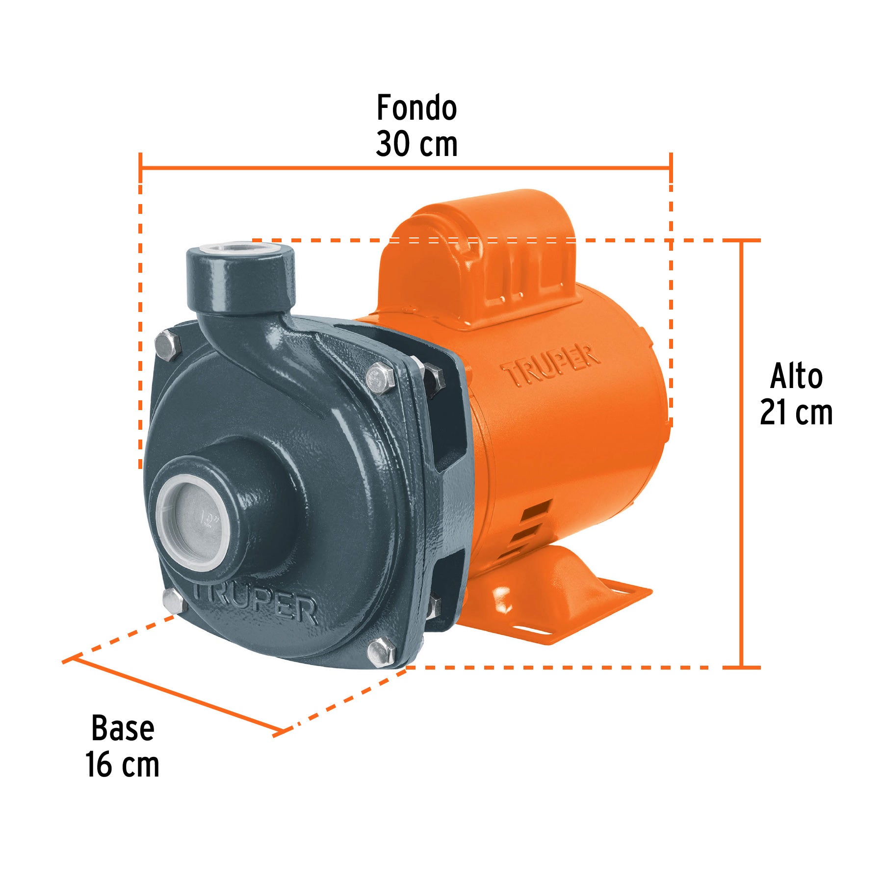 BOMBA P/AGUA CENTRIFUGAS DE 1/2 HP 18 M