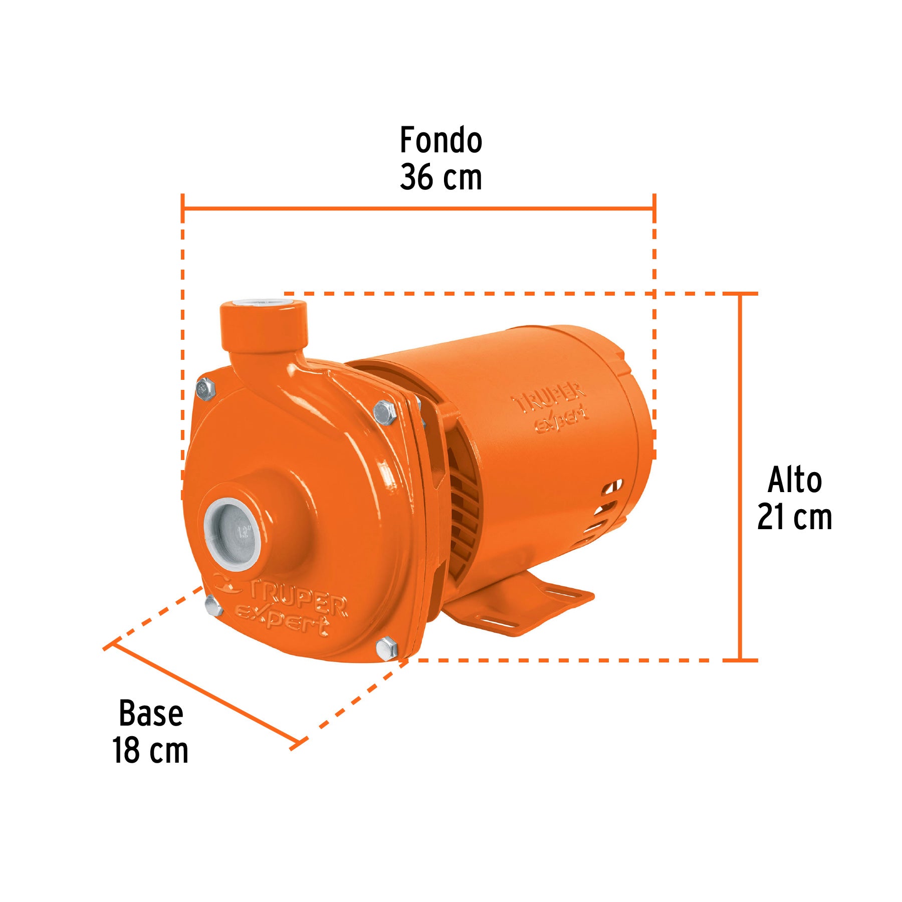 BOMBA P/AGUA CENTRIFUGAS DE 1 HP 33M