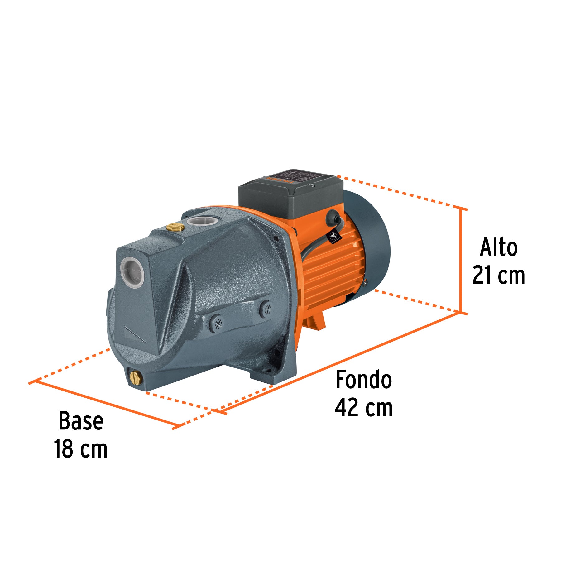 Bomba eléctrica para agua tipo jet 1-1/2 HP
