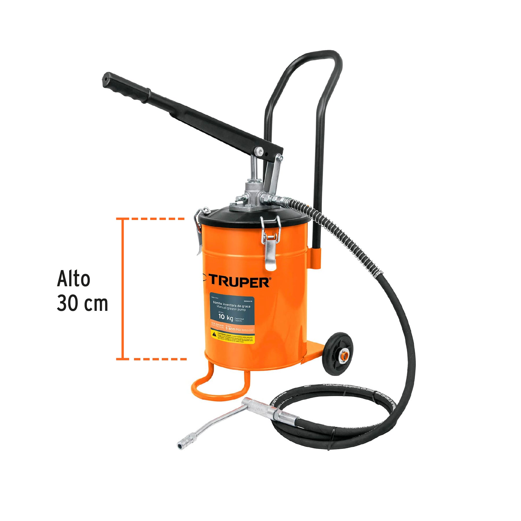 Bomba inyectora de grasa 10 kg