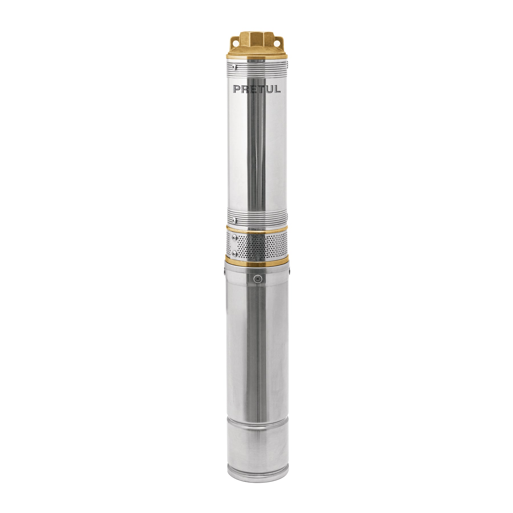 Bomba sumergible, tipo bala, 3/4 HP, agua limpia, Pretul