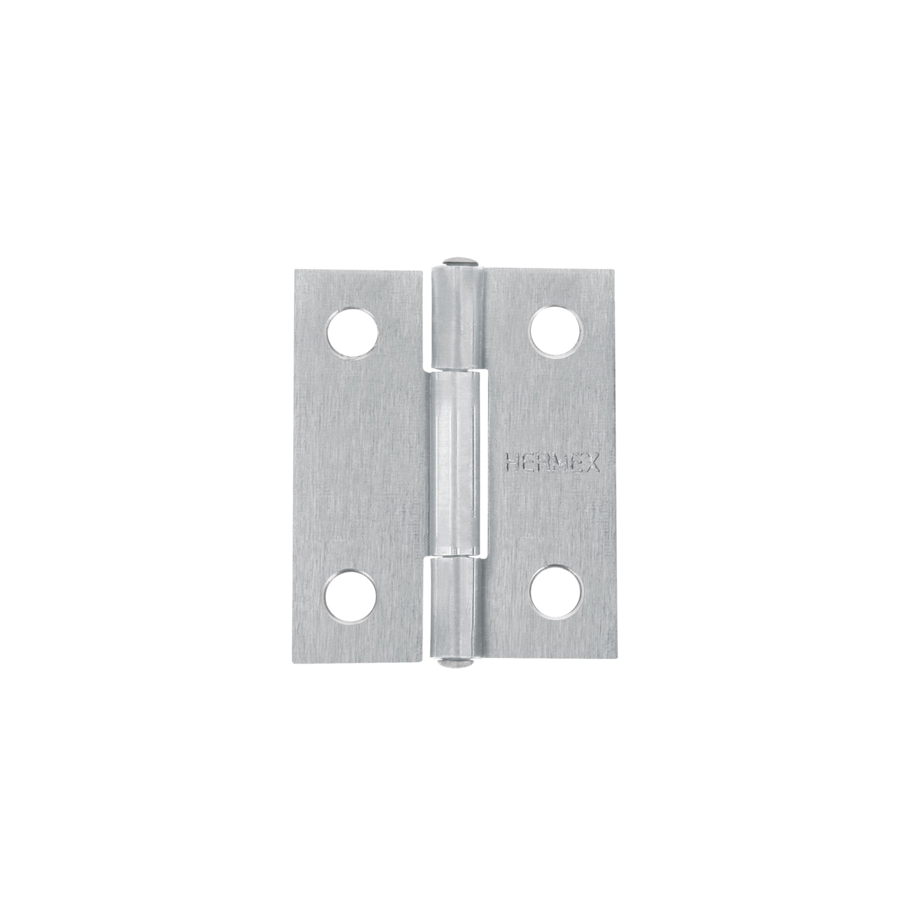 Bisagra rectangular 1-1/2", acero pulido