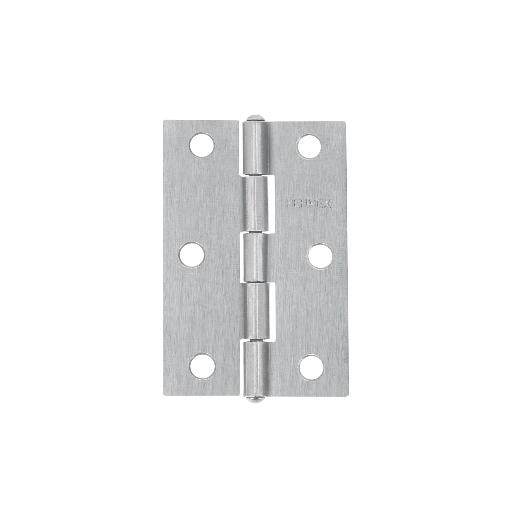 Bisagra rectangular 2-1/2", acero pulido