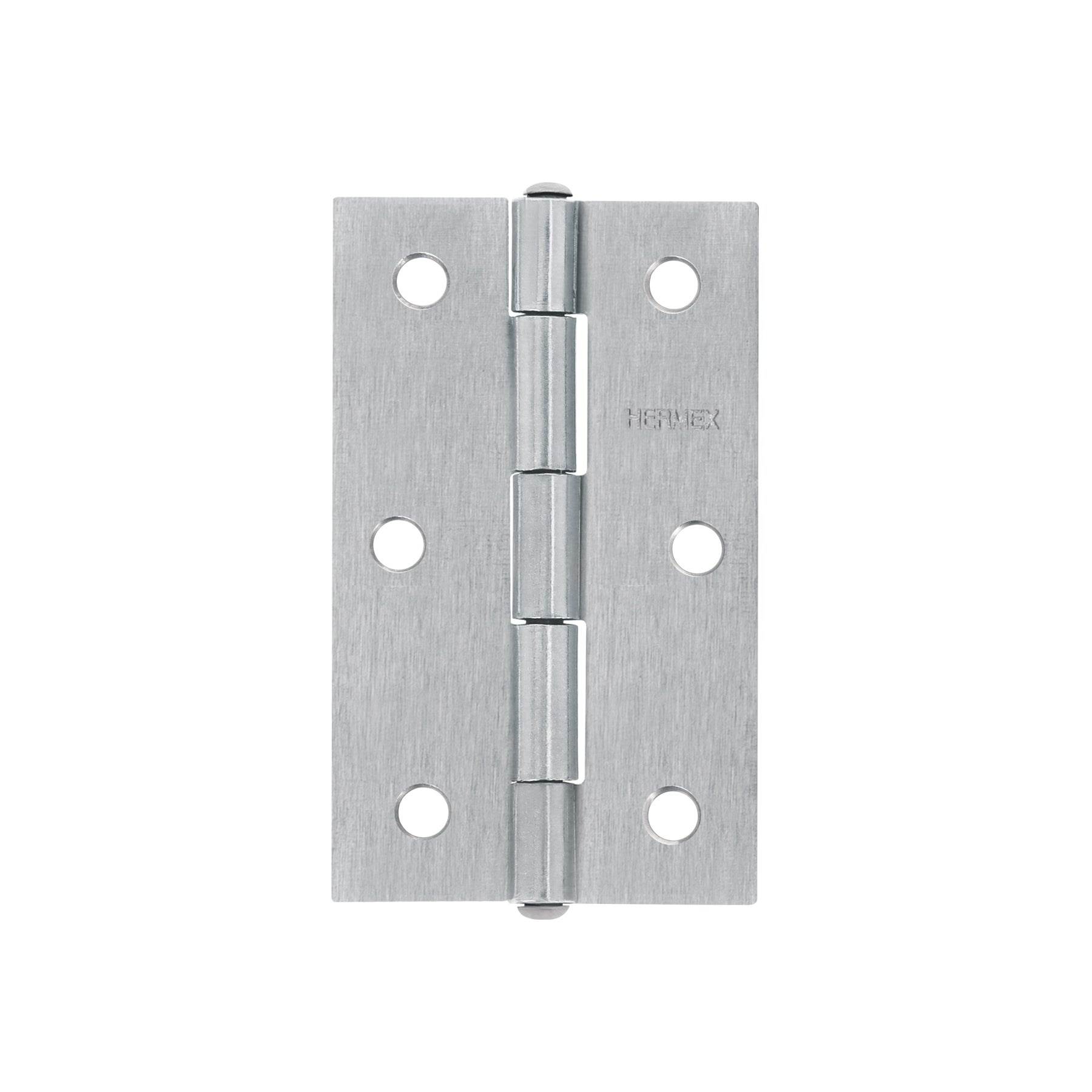 Bisagra rectangular 3-1/2", acero pulido
