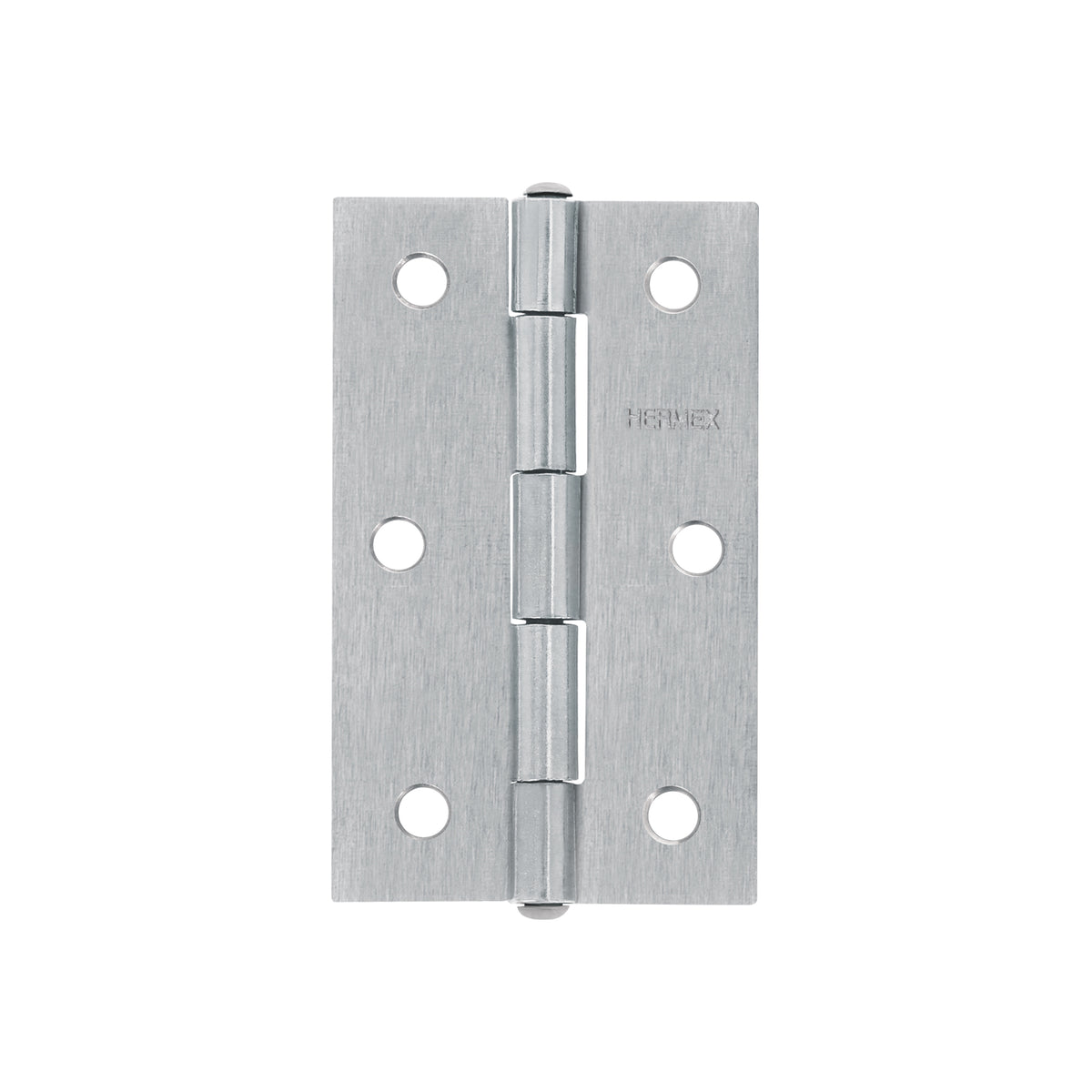 Bisagra rectangular 3-1/2", acero pulido
