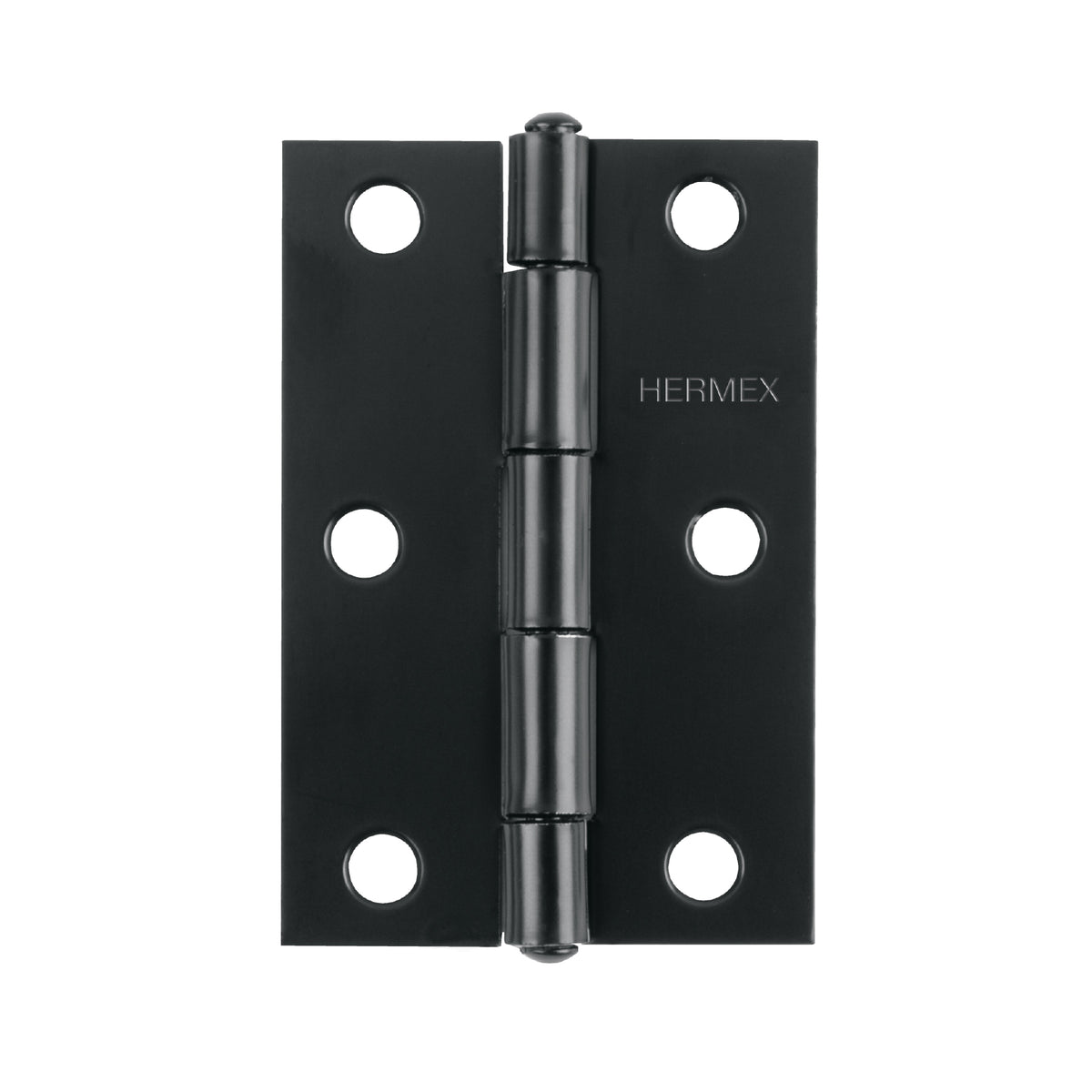 Bisagra rectangular 3-1/2' negra, Hermex