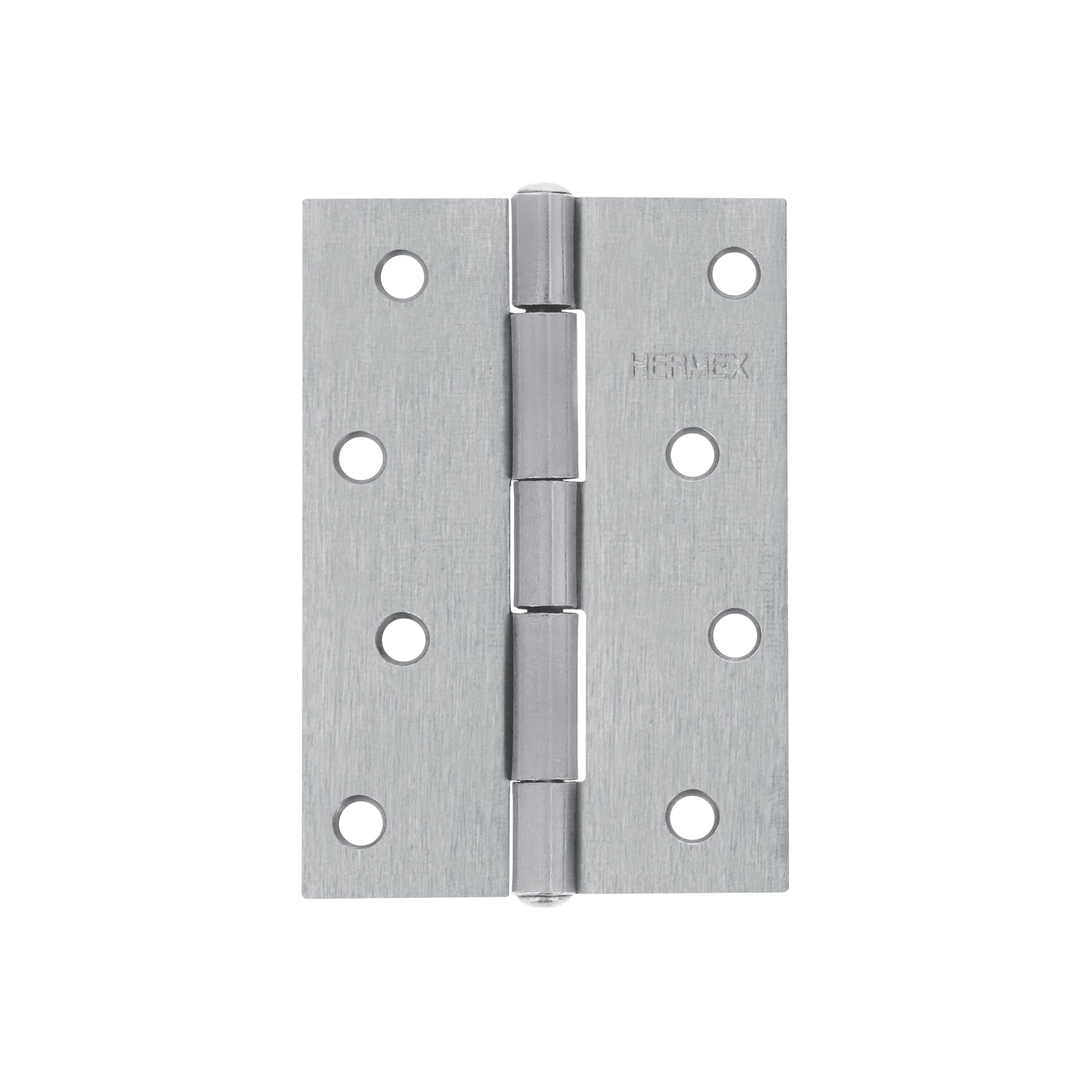 Bisagra rectangular 4", acero pulido