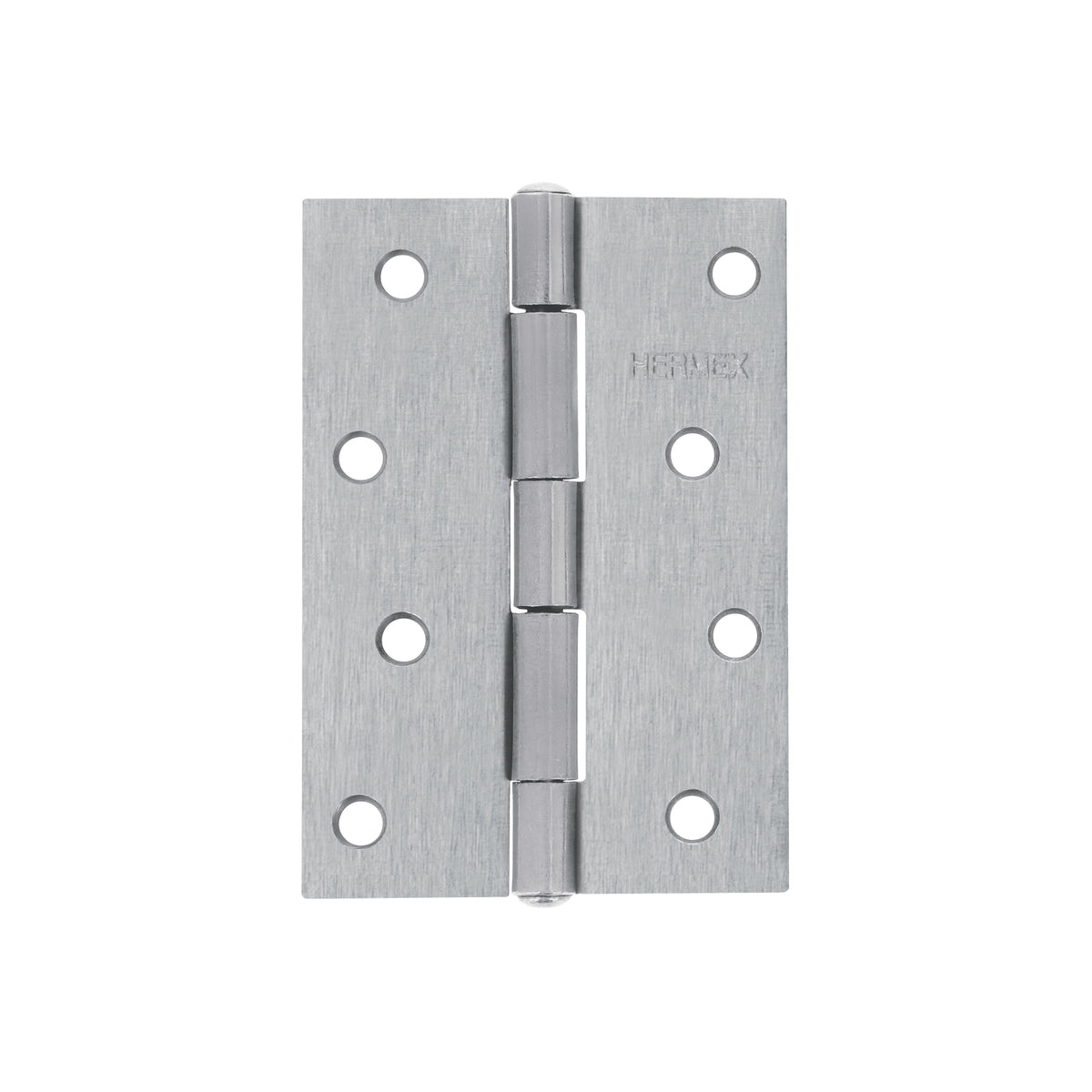 Bisagra rectangular 4", acero pulido