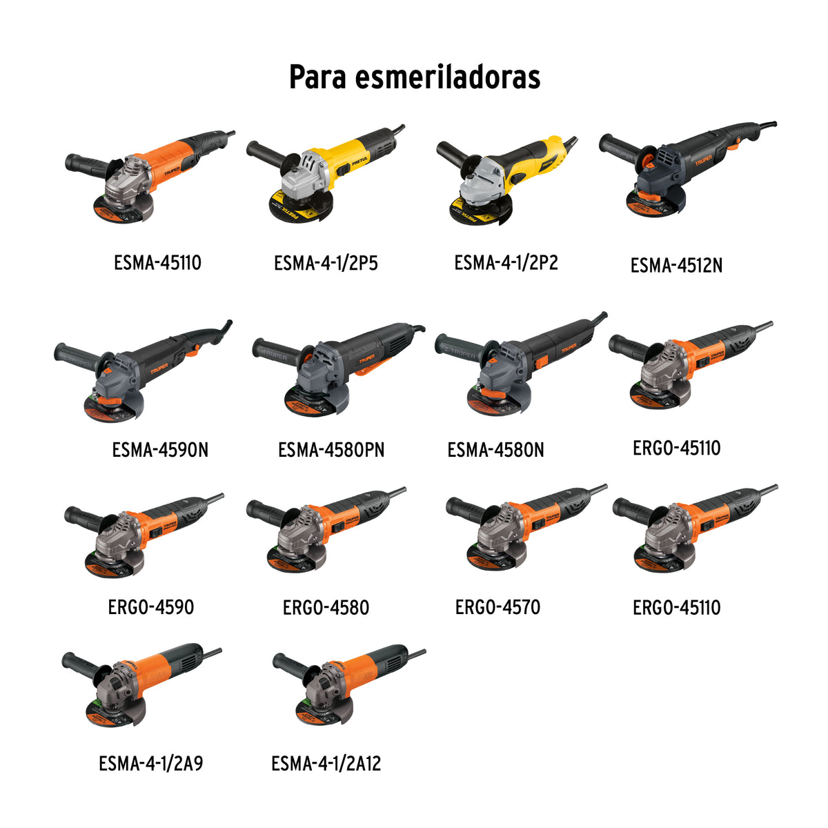 Brida exterior para esmeriladoras angulares Grupo 1, Truper