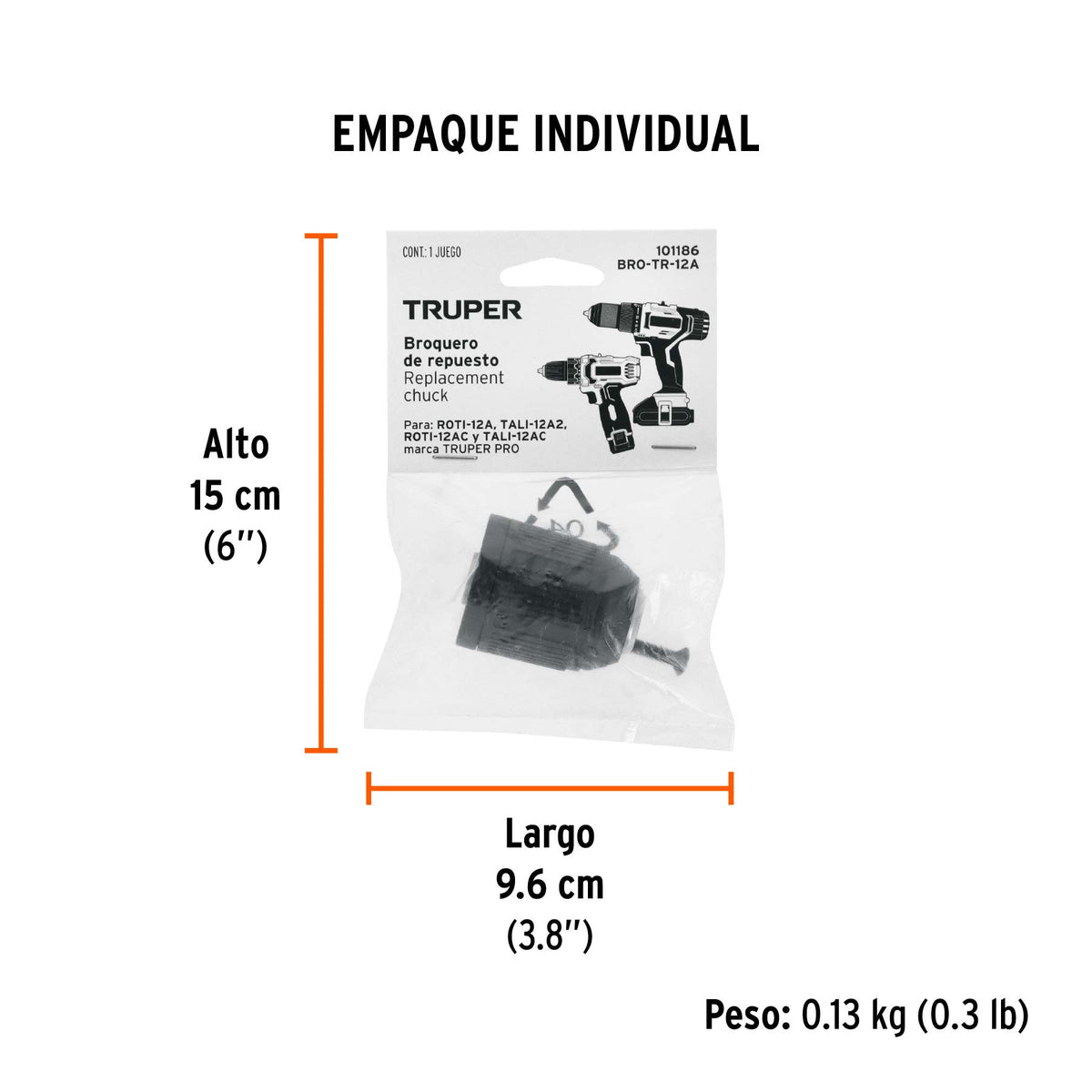 Broquero de repuesto TALI-20A/12A2/12AC y ROTI-12A/12AC