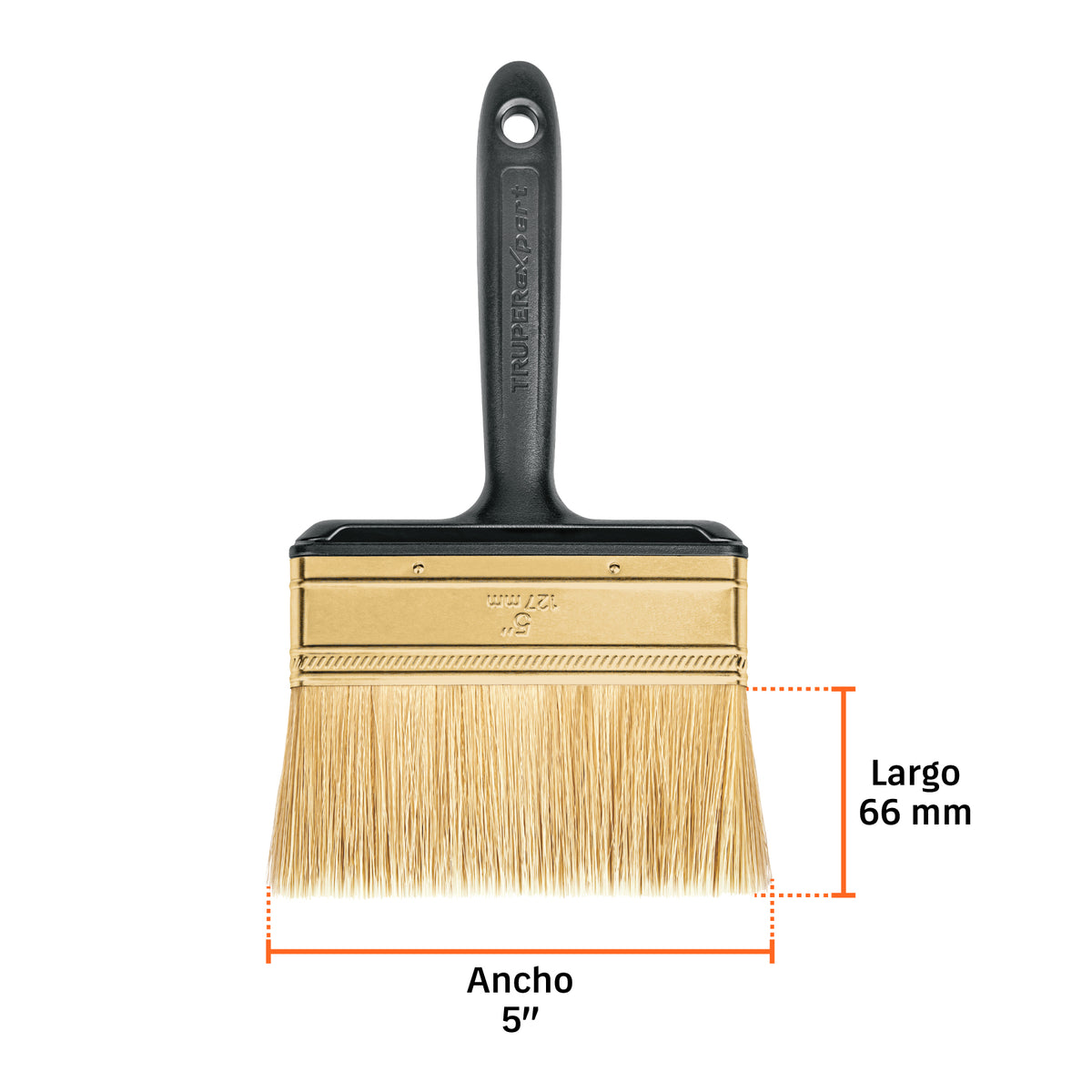 Brocha, mango de plástico, 5", Truper Expert