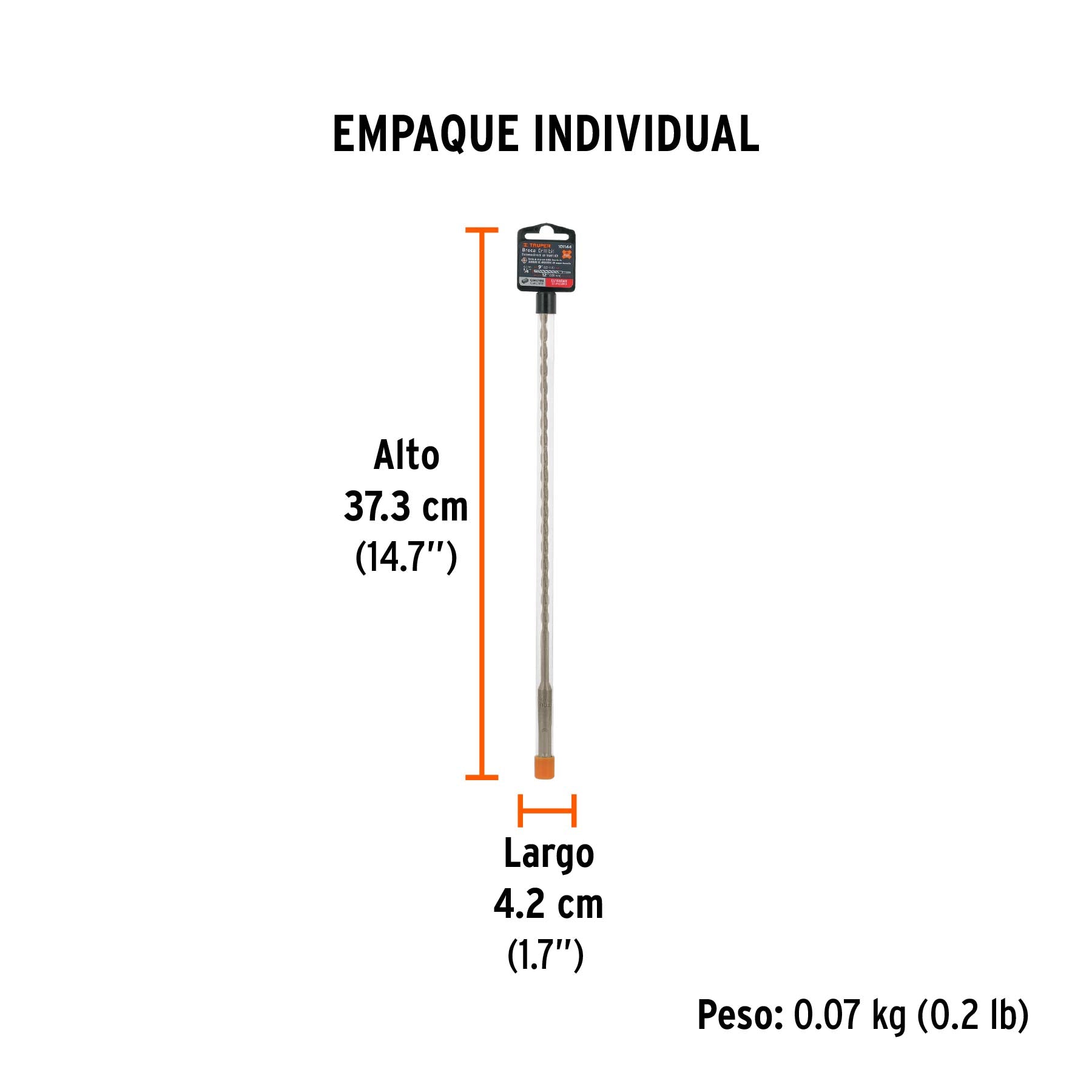 Broca SDS Plus 1/4 x 12'