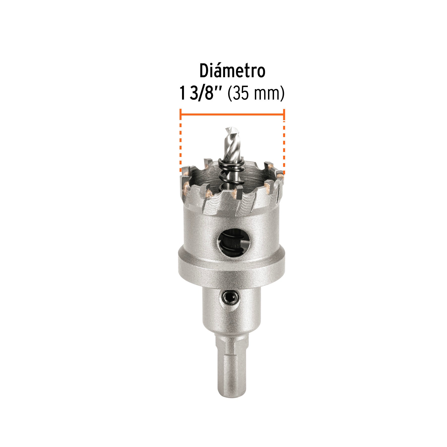 Brocasierra de carburo de tungsteno, 1-3/8', Truper