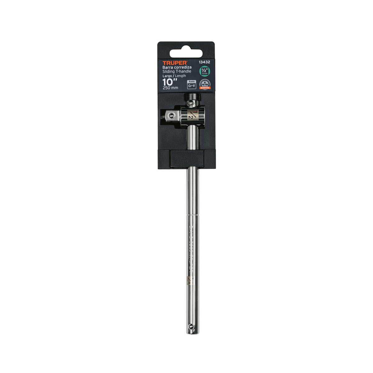 Barra corrediza para dados cuadro 1/2"
