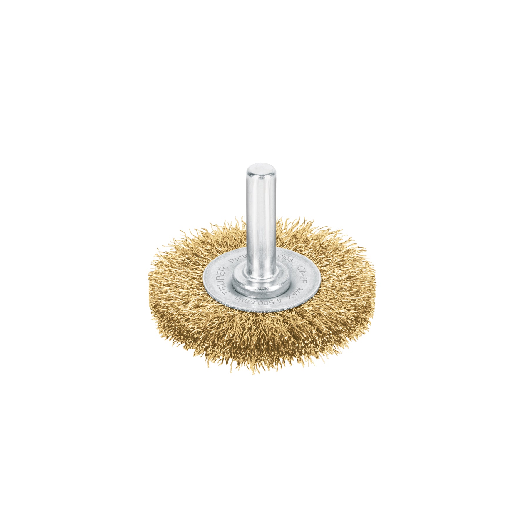 Carda circular 2", alambre fino, para taladro