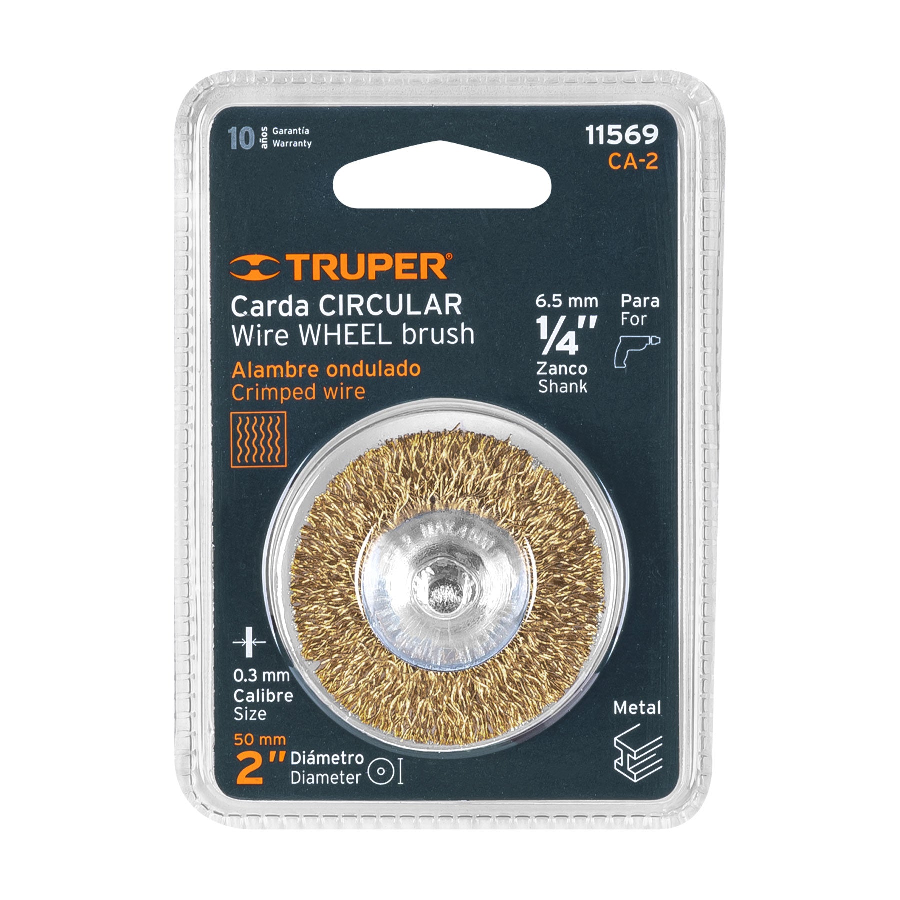Carda circular 2" para taladro