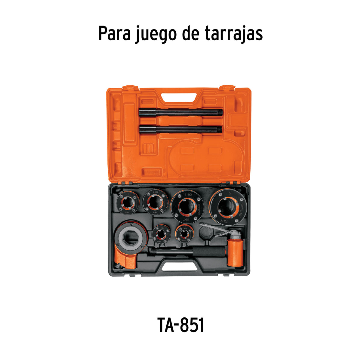 Cabezal para dado de 1 1/4, 1 1/2 y 2"
