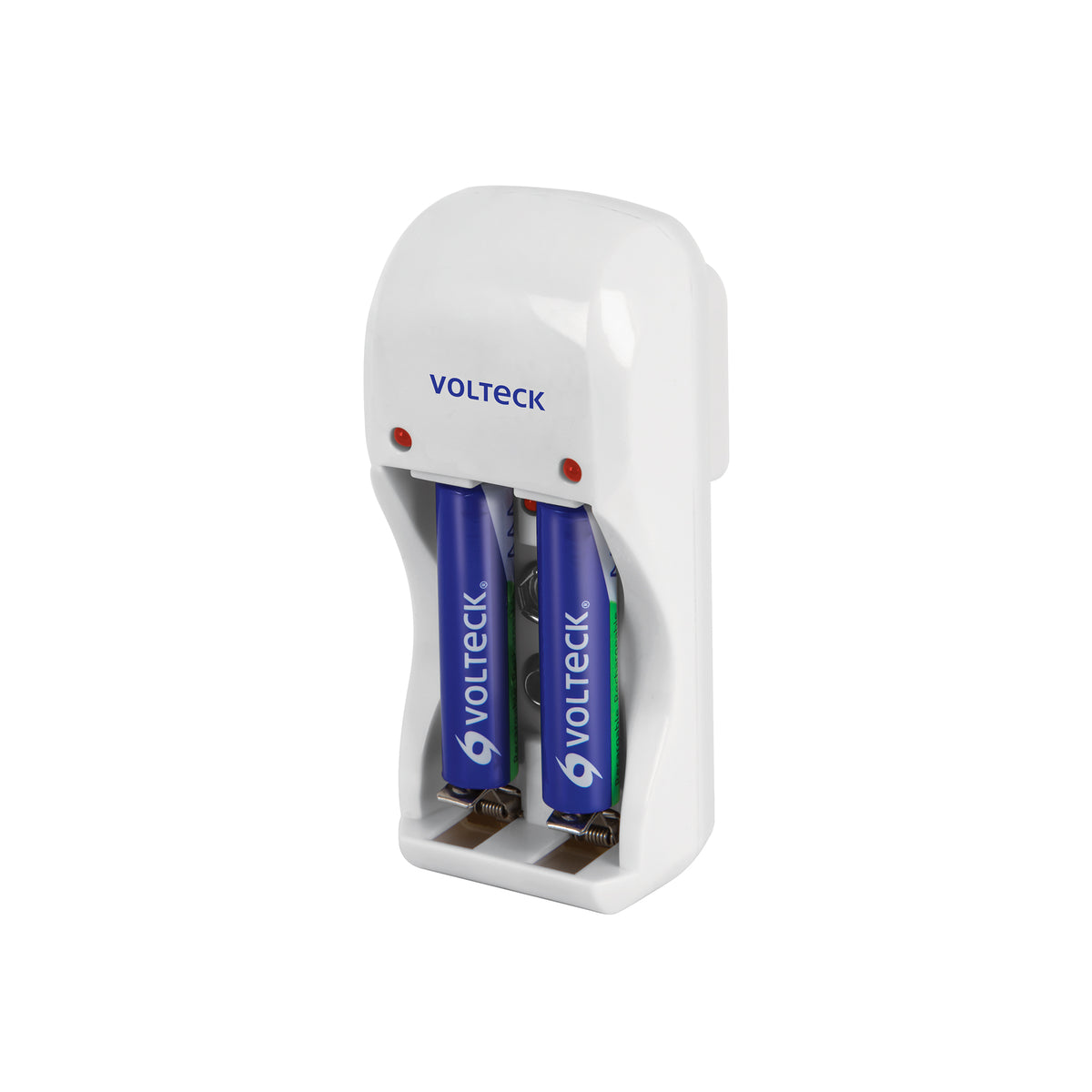 Cargador de pilas, AA, AAA y 9V, incluye 2 pilas AAA