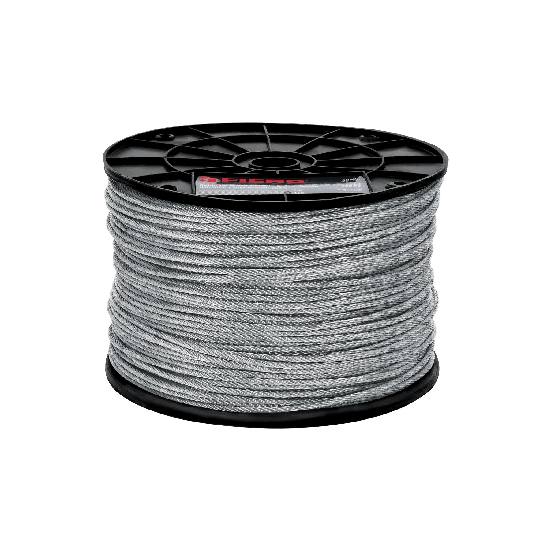 Cable flexible de acero 1/8", 7X19, 300m