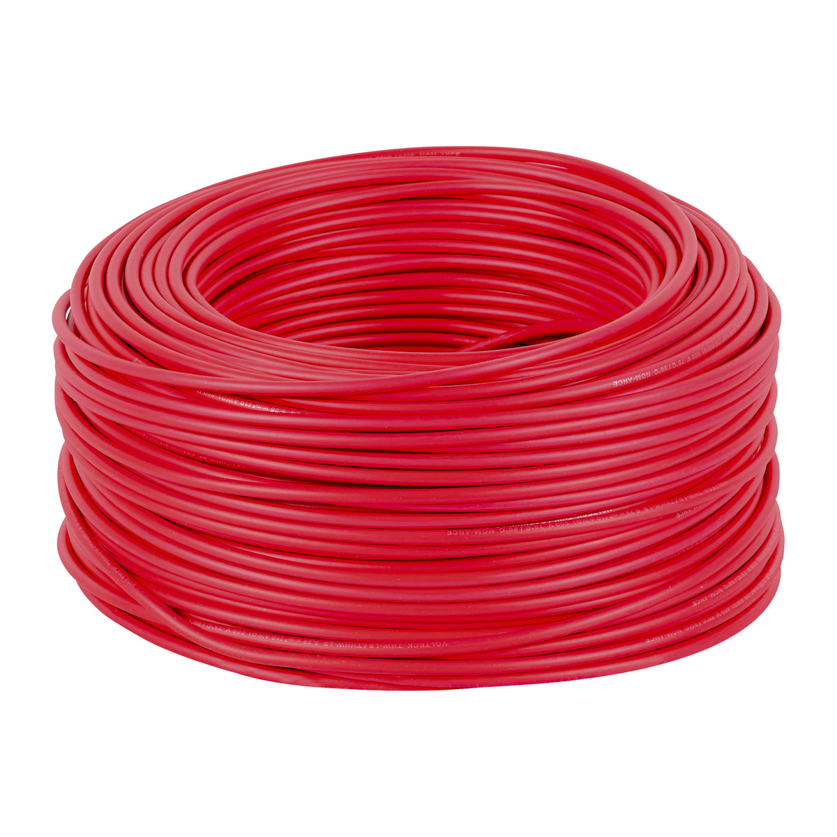 Cable THHW-LS, 10 AWG, color rojo rollo 100 m