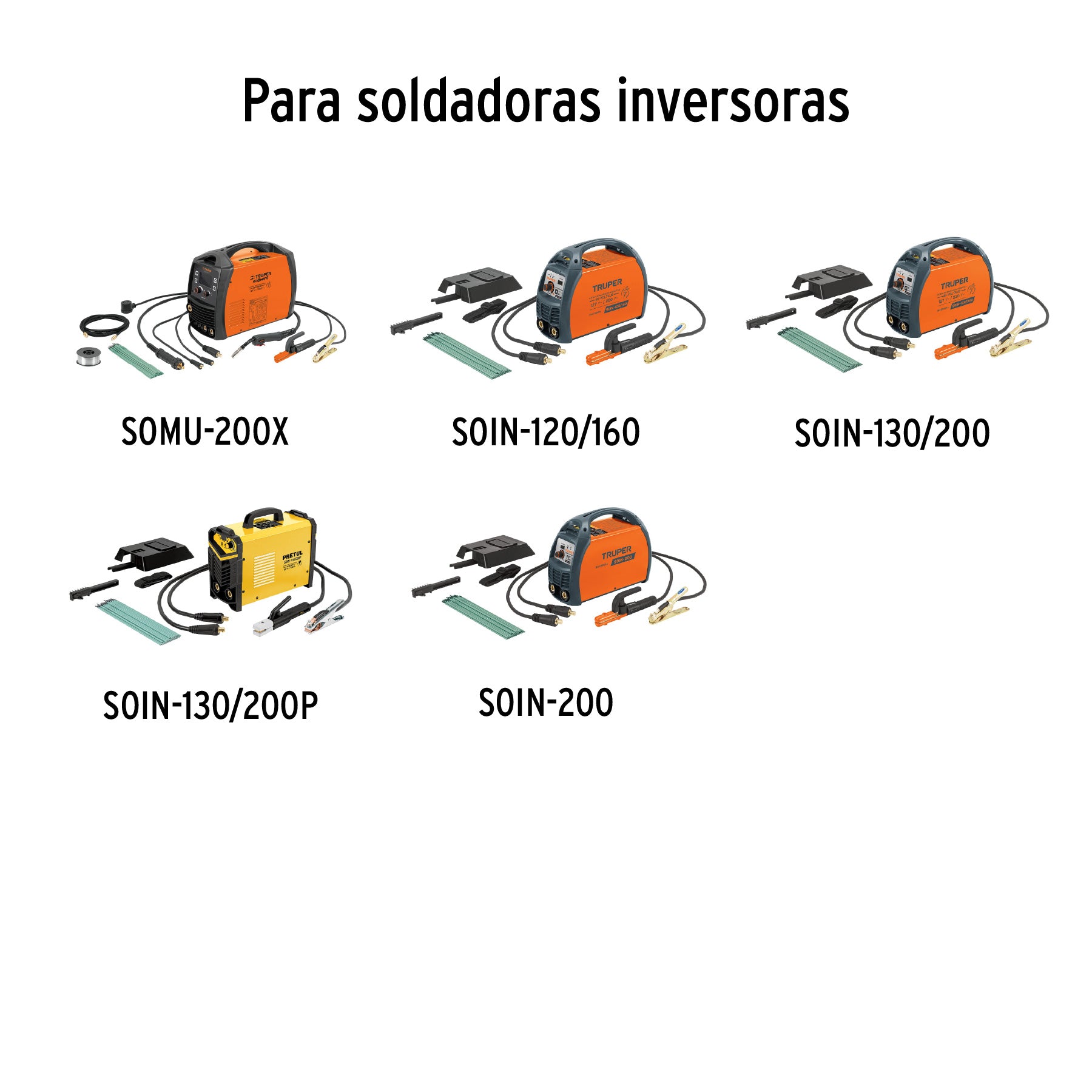 Cable para SOIN-200, 120/160 y 130/200, con pinza de tierra
