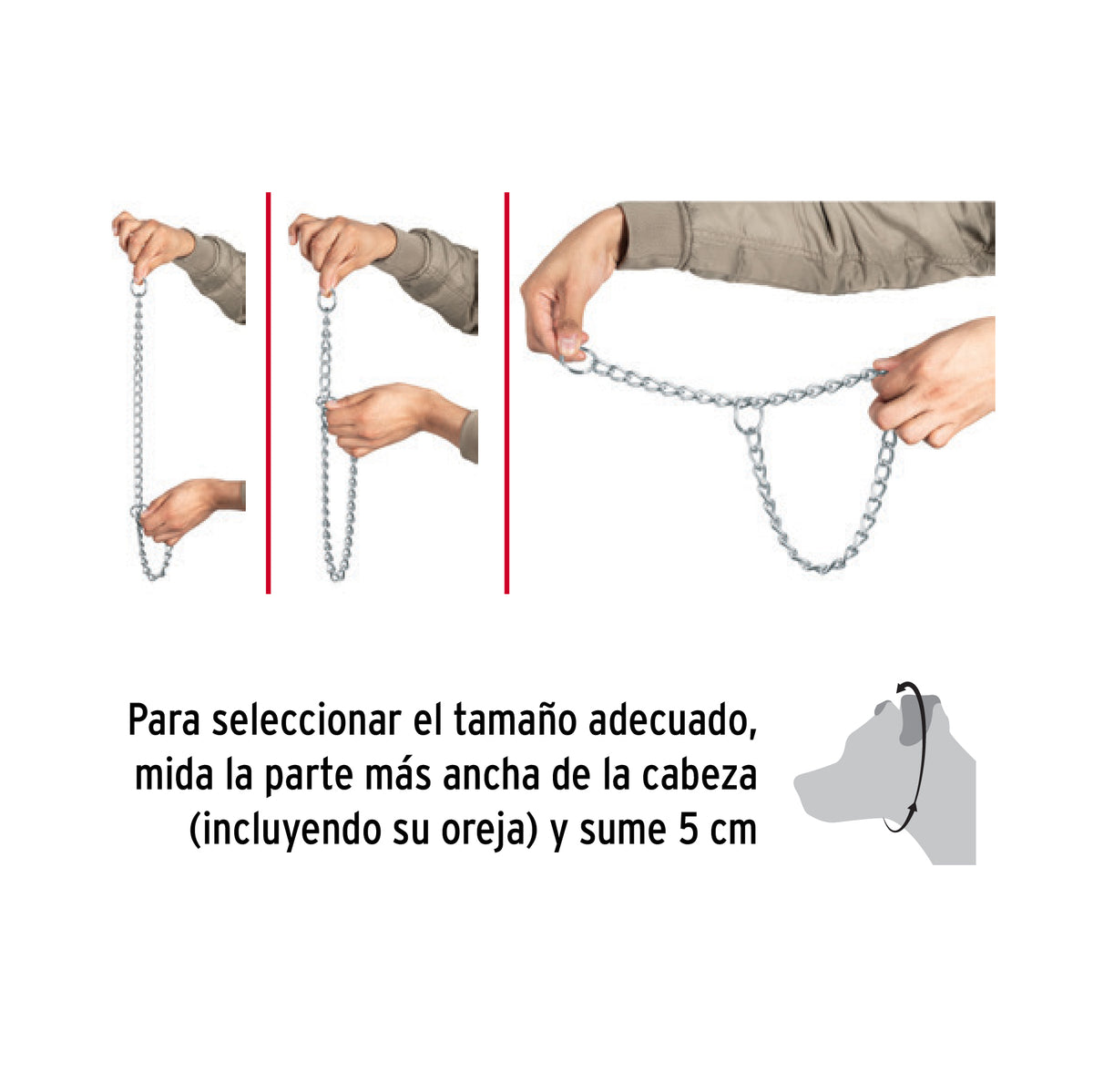 Cadena de castigo para perro # 3