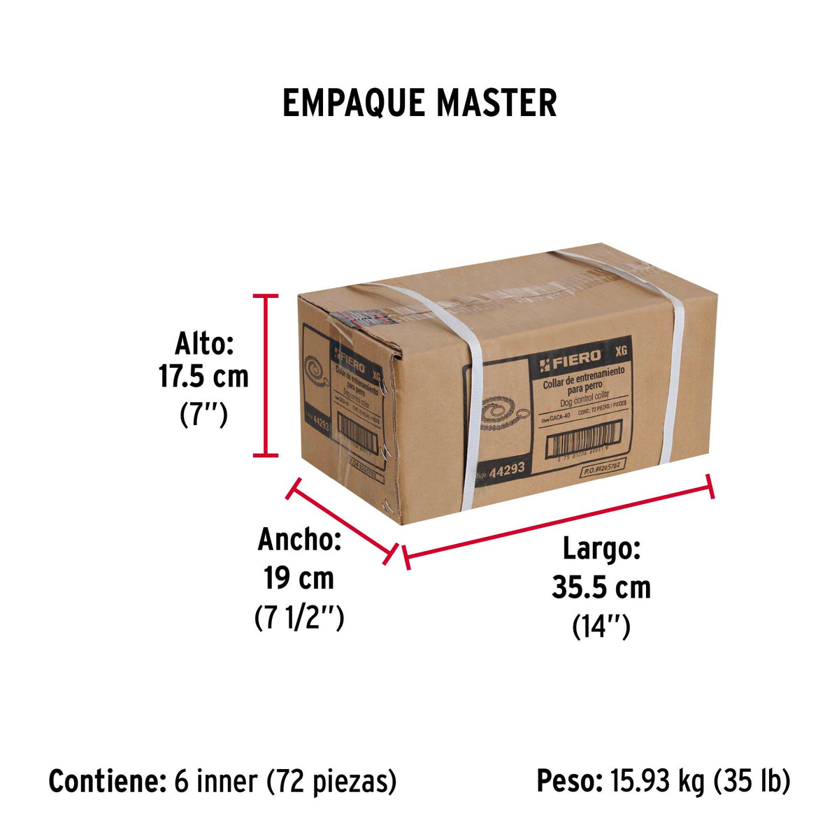 Cadena de castigo para perro # 4