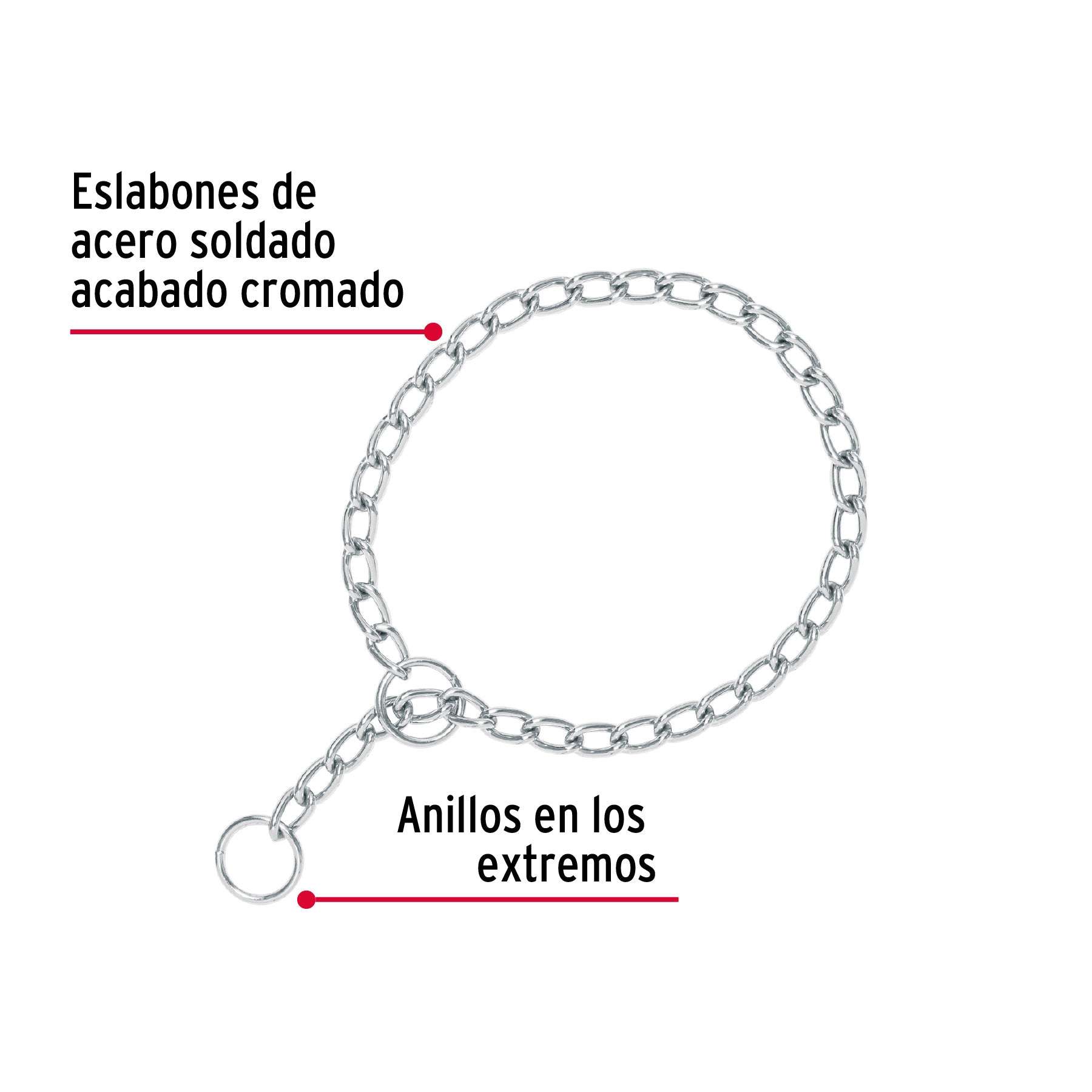 Cadena de castigo para perro # 4