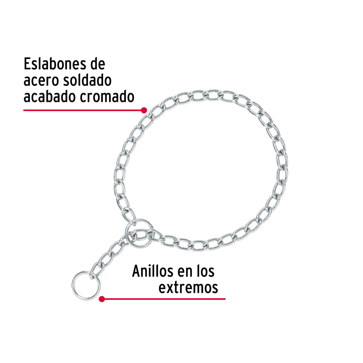 Cadena de castigo para perro # 4