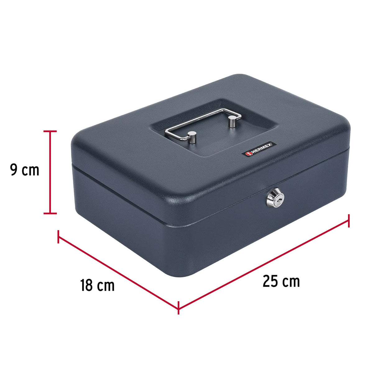 Caja de dinero, 25 cm