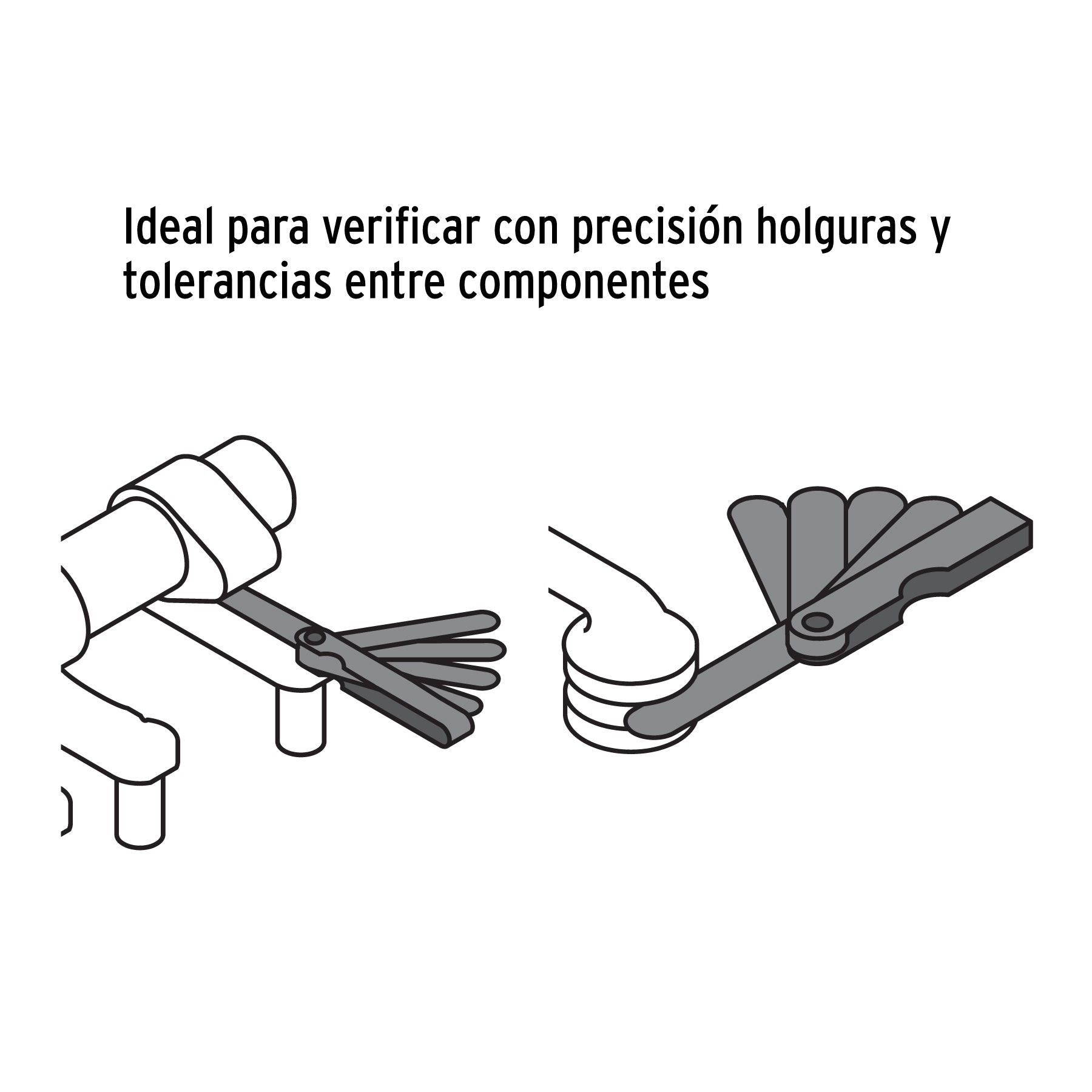 Calibrador para bujías, 26 hojas