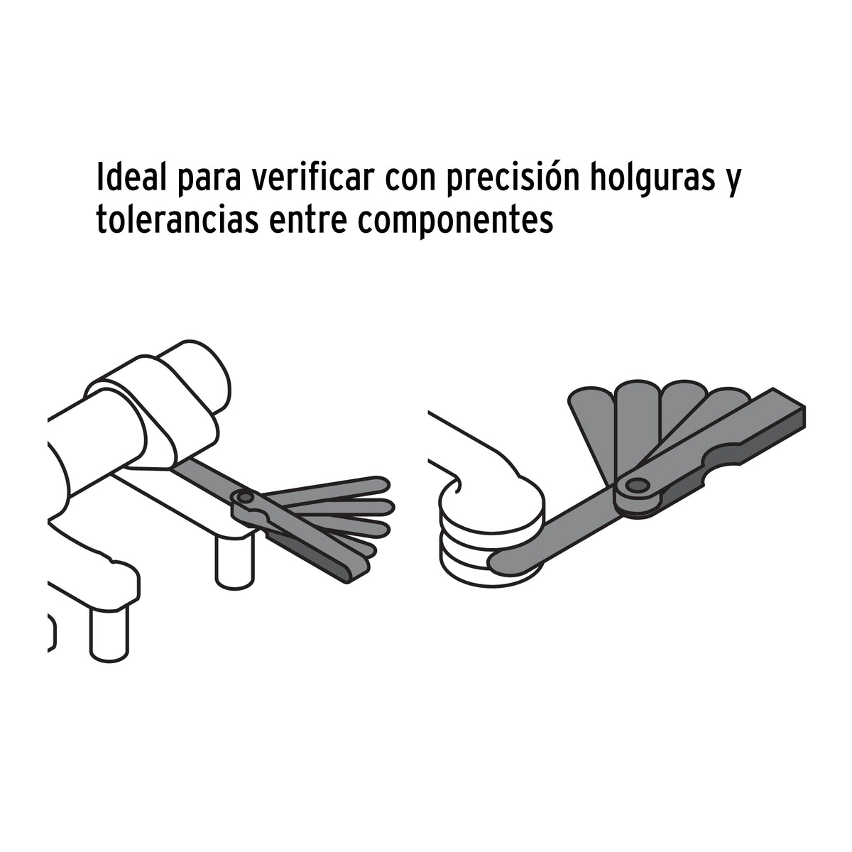 Calibrador para bujías, 26 hojas