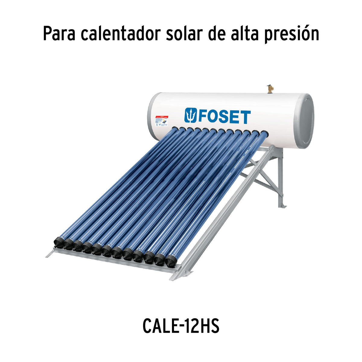 Termotanque p/calentador solar CALE-12HS, FOSET