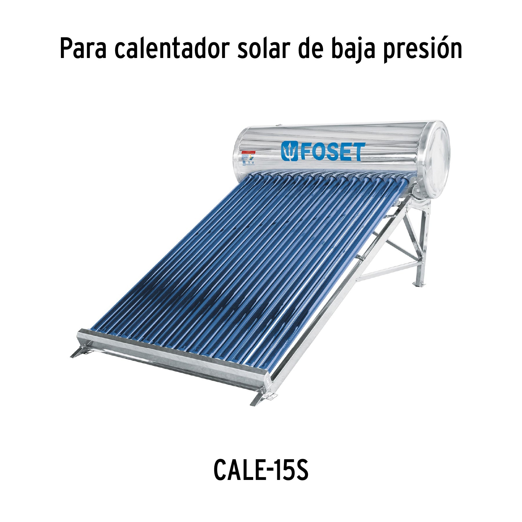 Termotanque p/calentador solar CALE-15S, FOSET