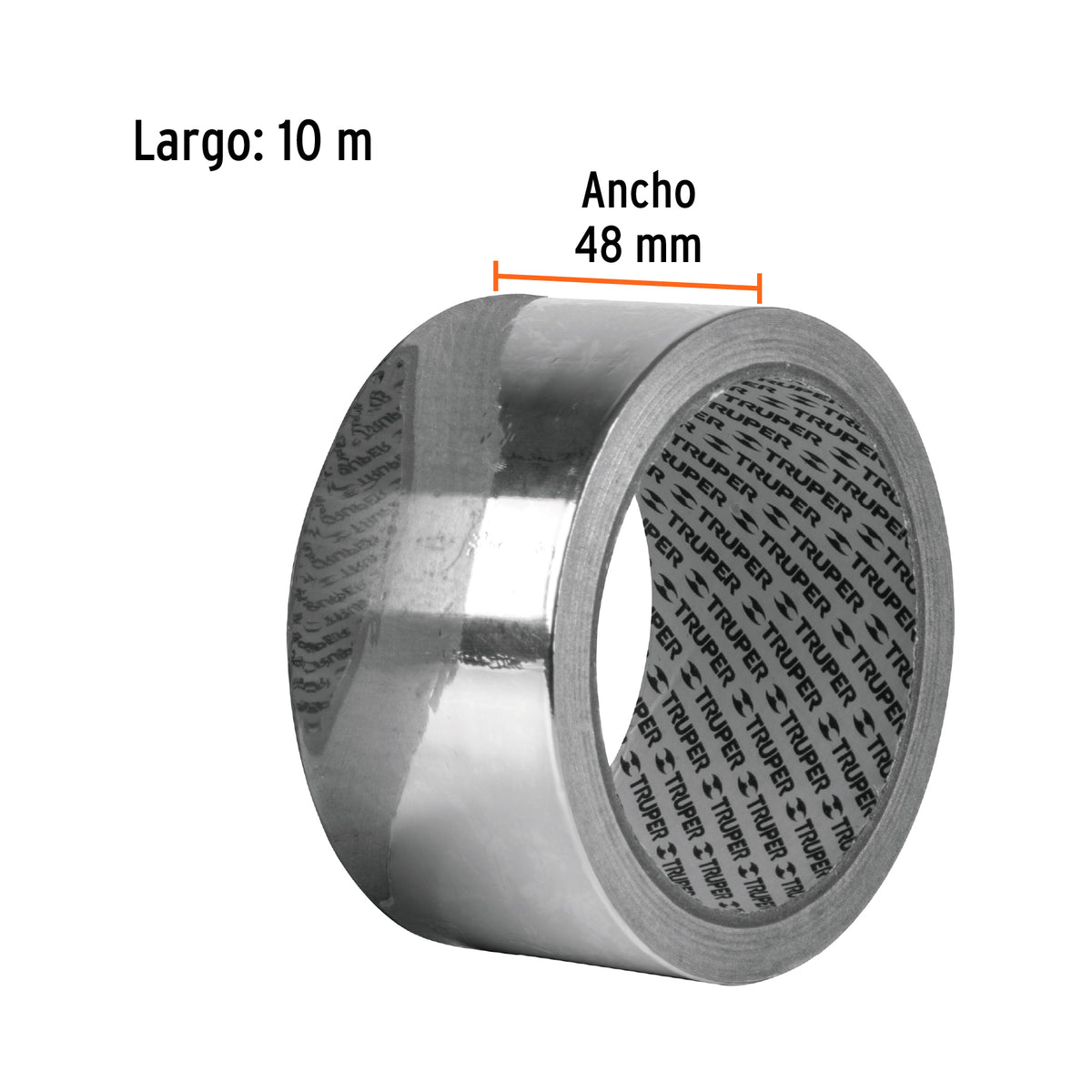 Cinta de aluminio 48 mm x 10 m