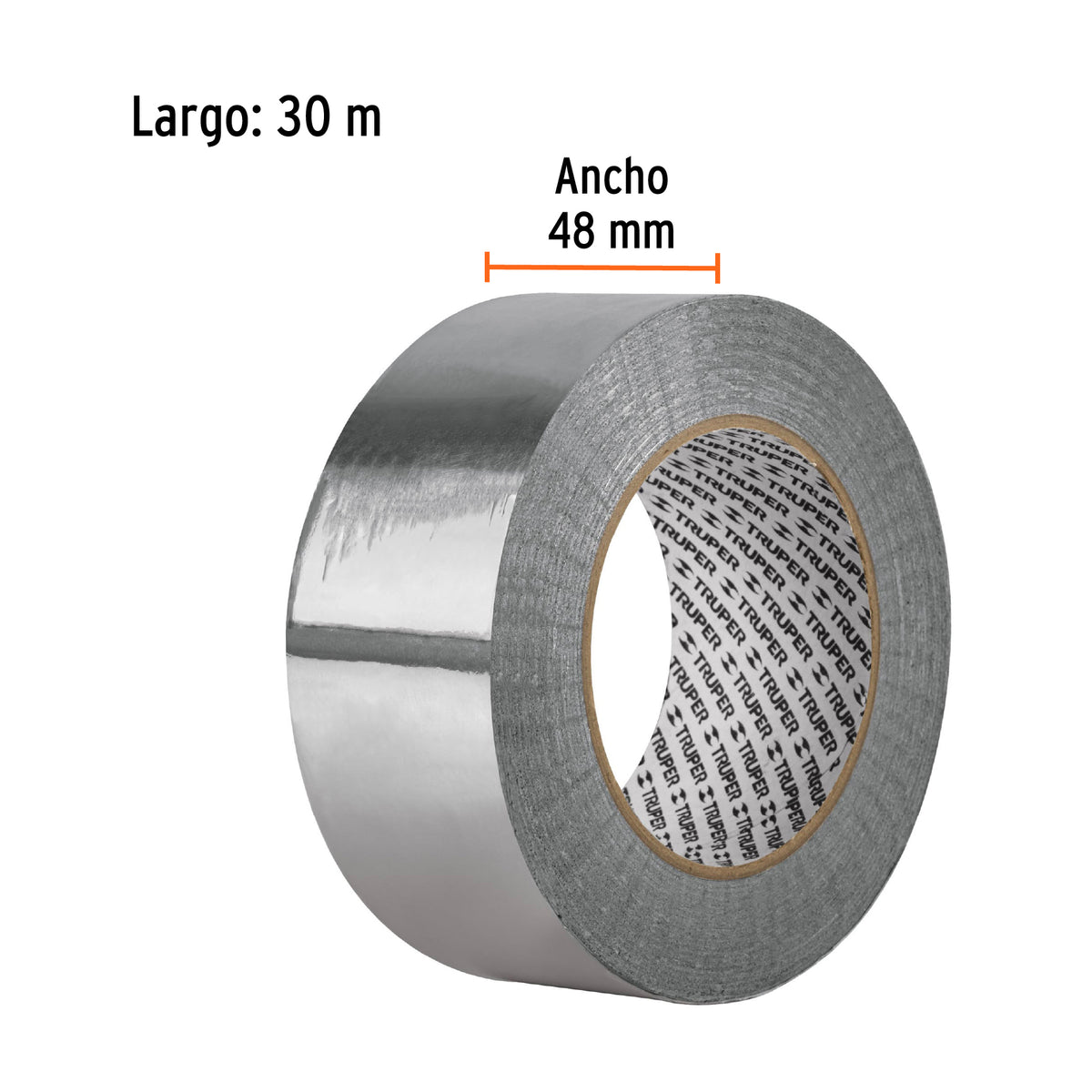 Cinta de aluminio, 48 mm x 30 m