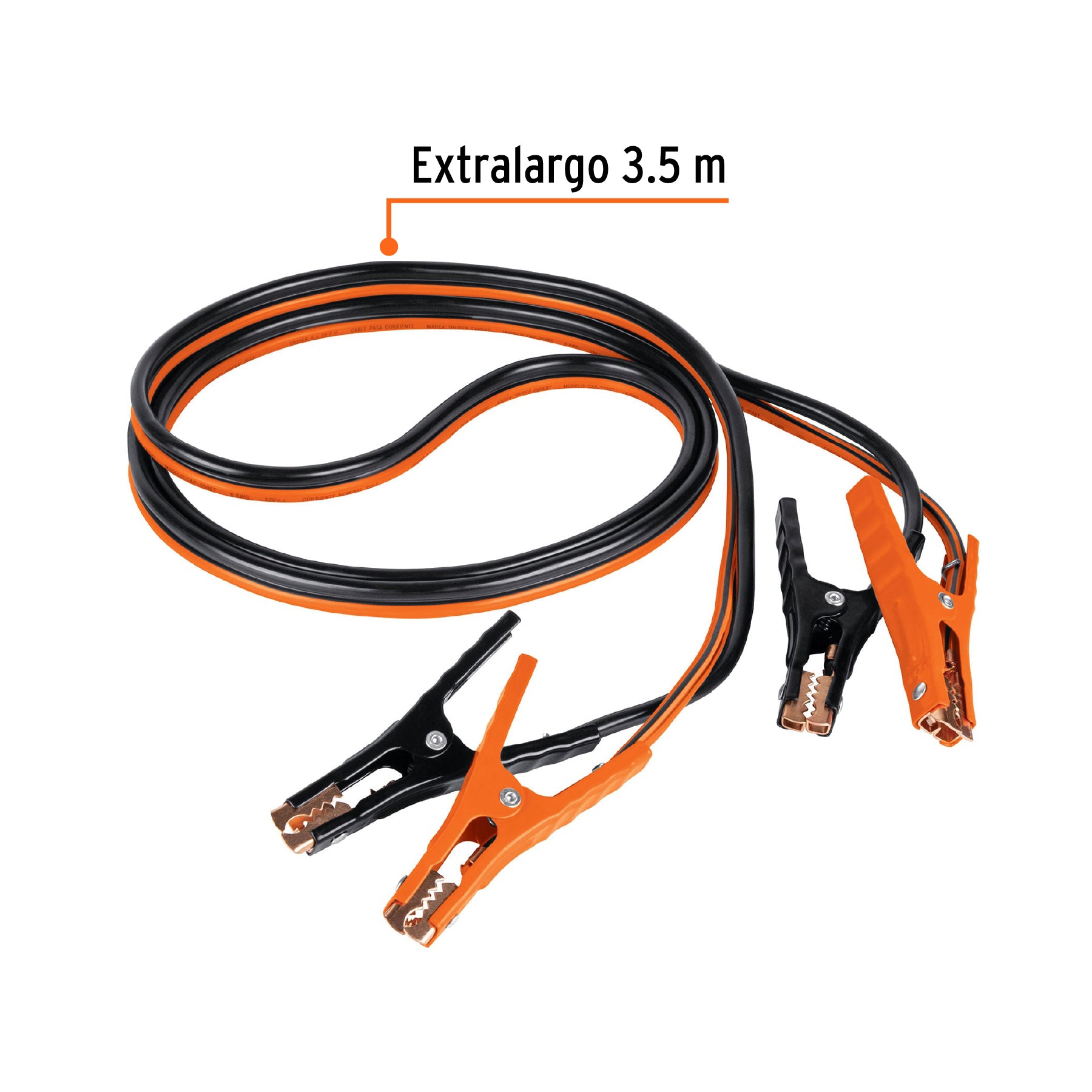 Cables pasa corriente, 3.5 m, calibre 6 awg