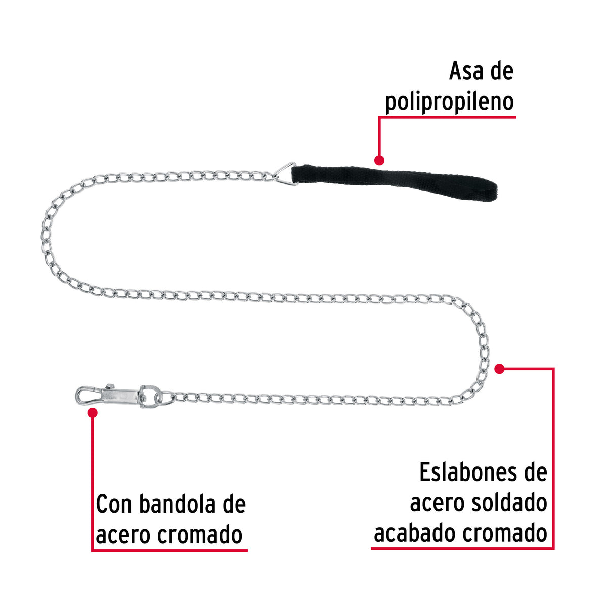 Cadena de paseo para perro # 2.5