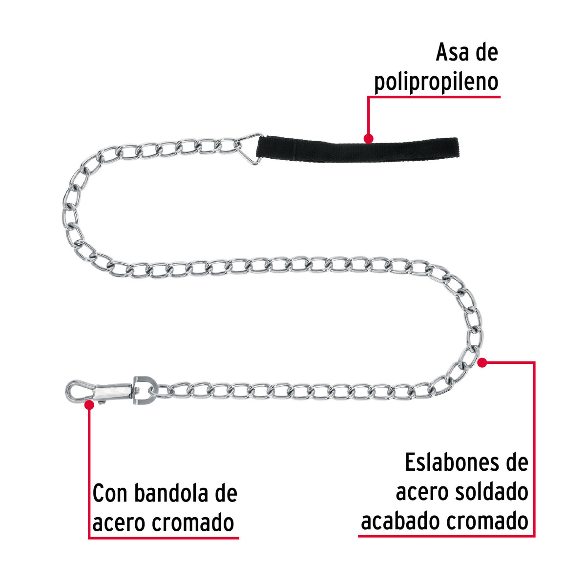 Cadena de paseo para perro # 4.5