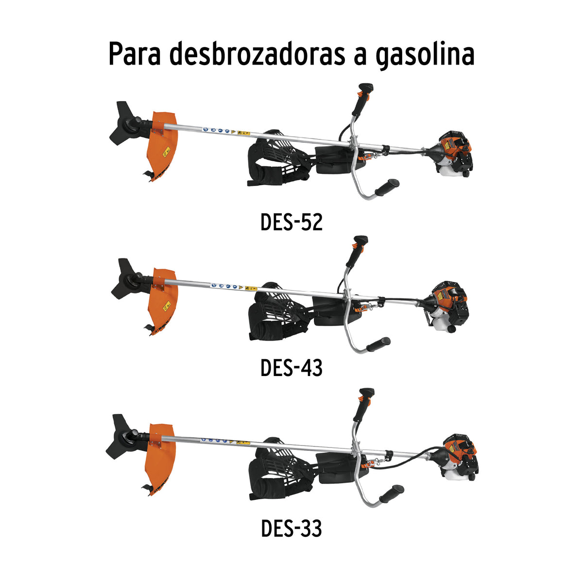 Carrete para desbrozadoras, Grupo 01, set 3 piezas