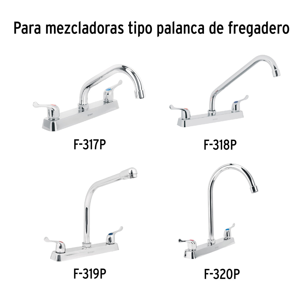 Cartuchos de repuesto para mezcladoras palanca, Basic, 2pzas
