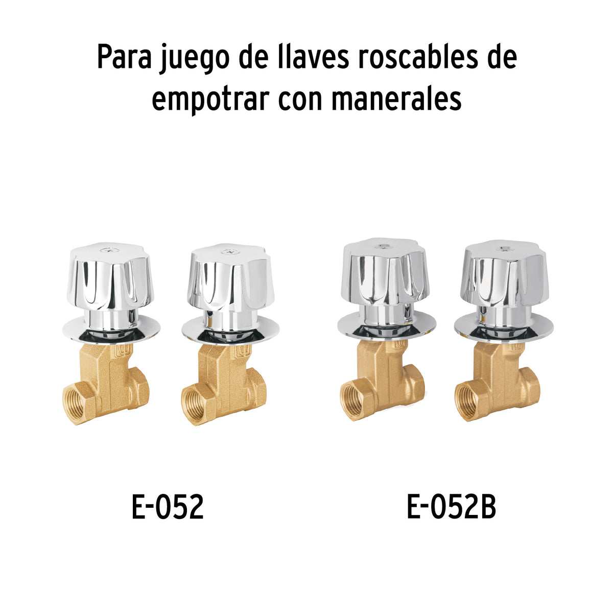 Cartucho de compresión para llaves de empotrar, Basic y Aqua