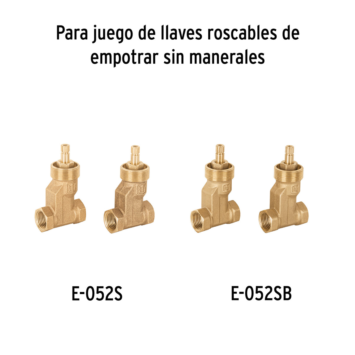 Cartucho de compresión para llaves de empotrar, Basic y Aqua