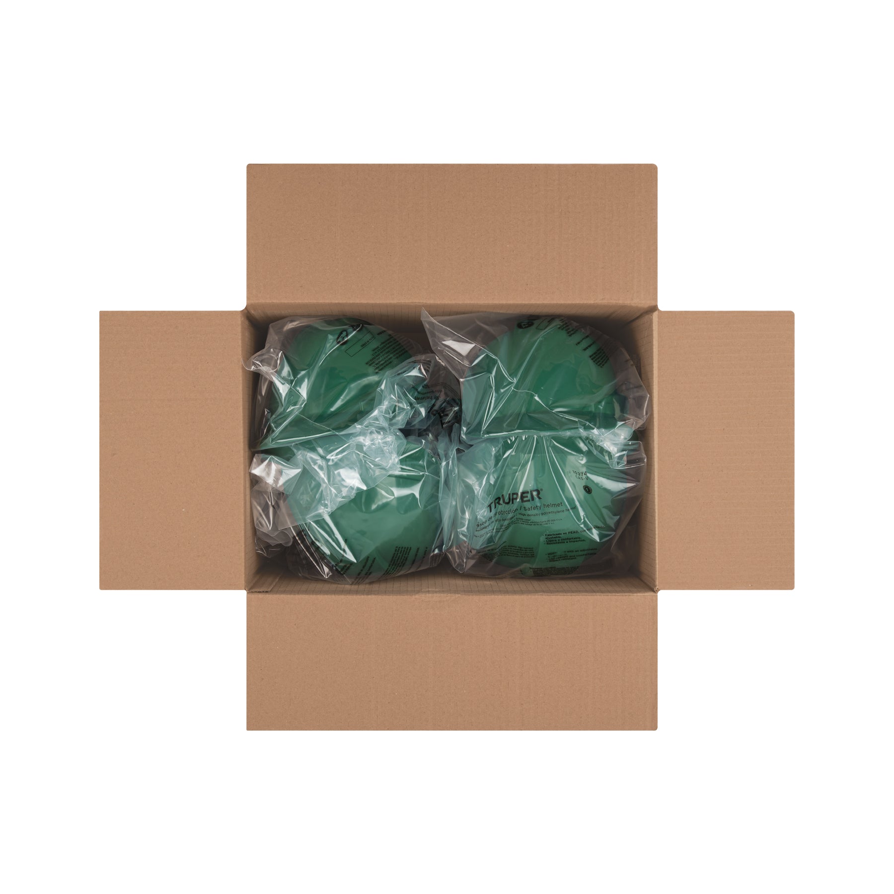 Casco de seguridad color verde